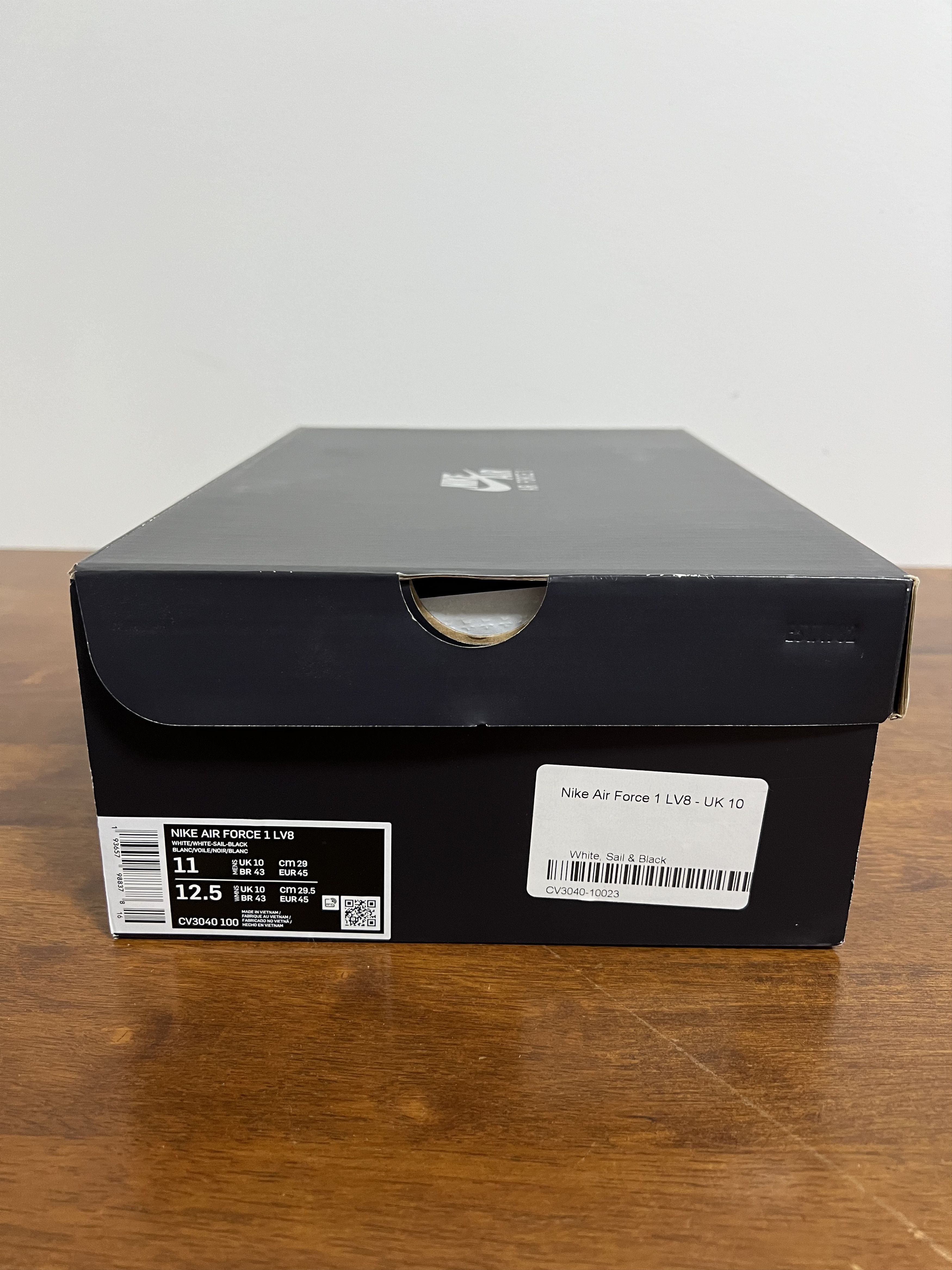 Nike 💚 2020 Nike Air Force 1 LV8 "DNA" White/White-Sail-Black Size US 11 / EU 44 - 11 Thumbnail