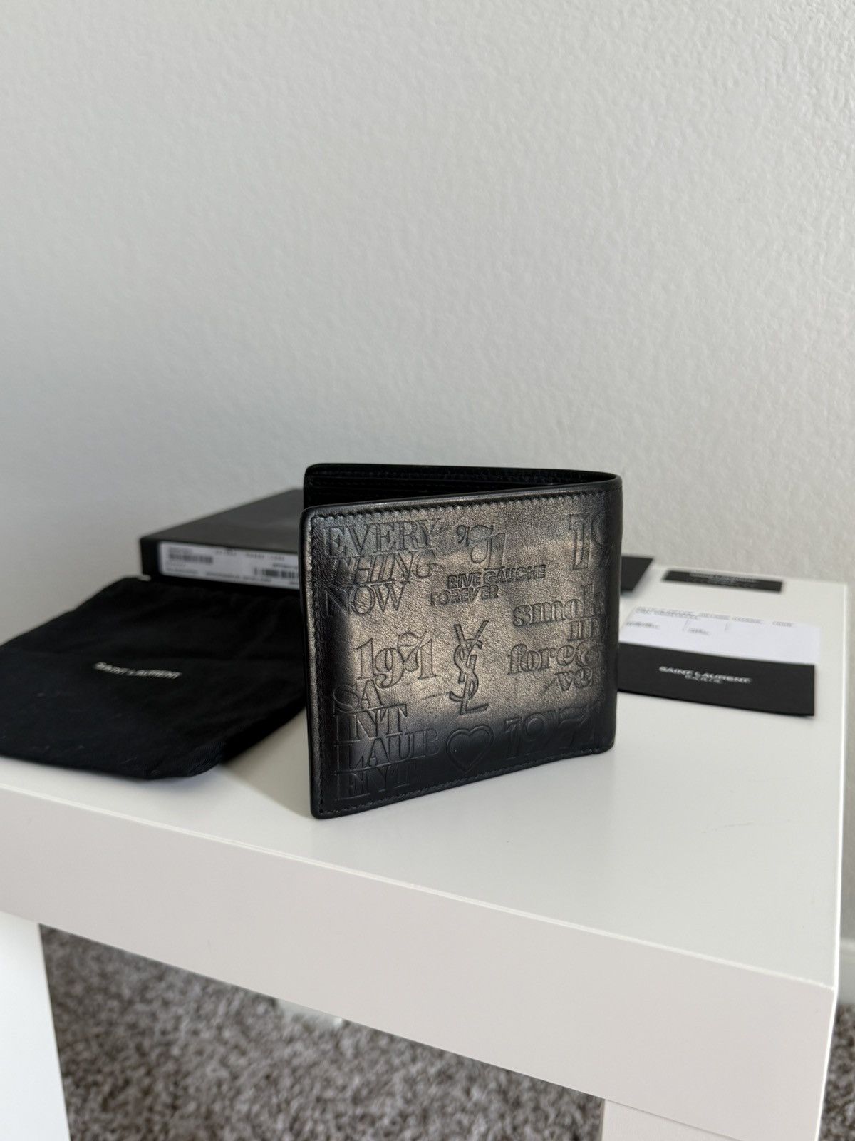 Yves Saint Laurent YSL Wallet Yves Saint Laurent “Smoking Forever” Rare Wallet Size ONE SIZE - 1 Thumbnail