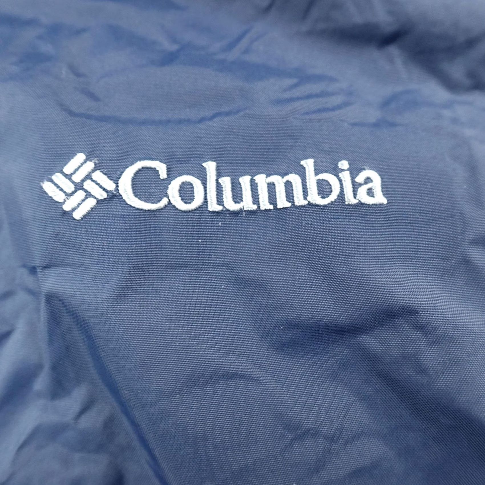 Vintage Columbia Jacket Mens S Blue Omni Tech Hooded Waterproof Rain Coat Windbreaker Size US S / EU 44-46 / 1 - 4 Thumbnail