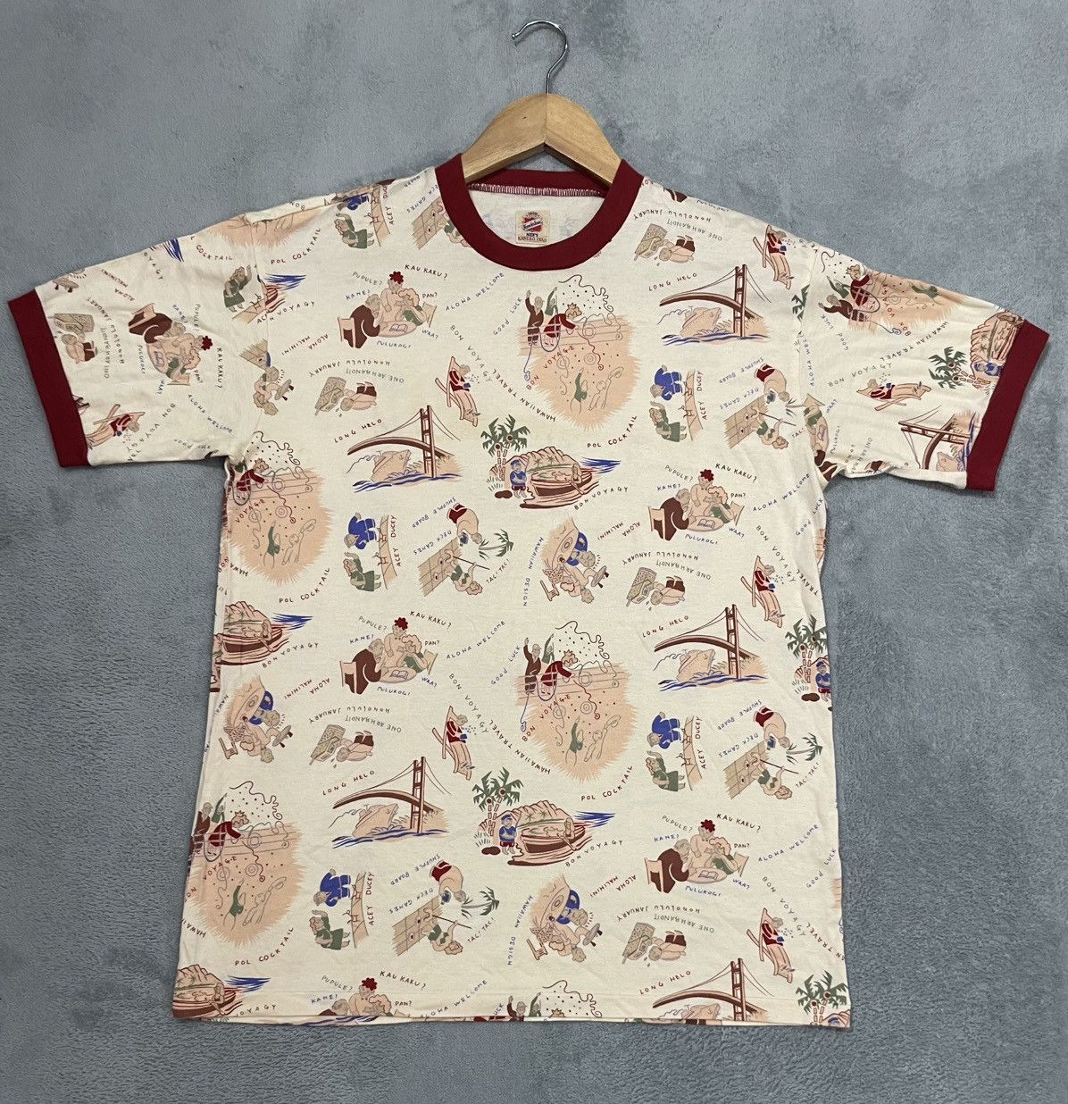 Kaneko Isao × Vintage VINTAGE KANEKO ISAO FULL PRINT RARE DESIGN Size US M / EU 48-50 / 2 - 2 Thumbnail