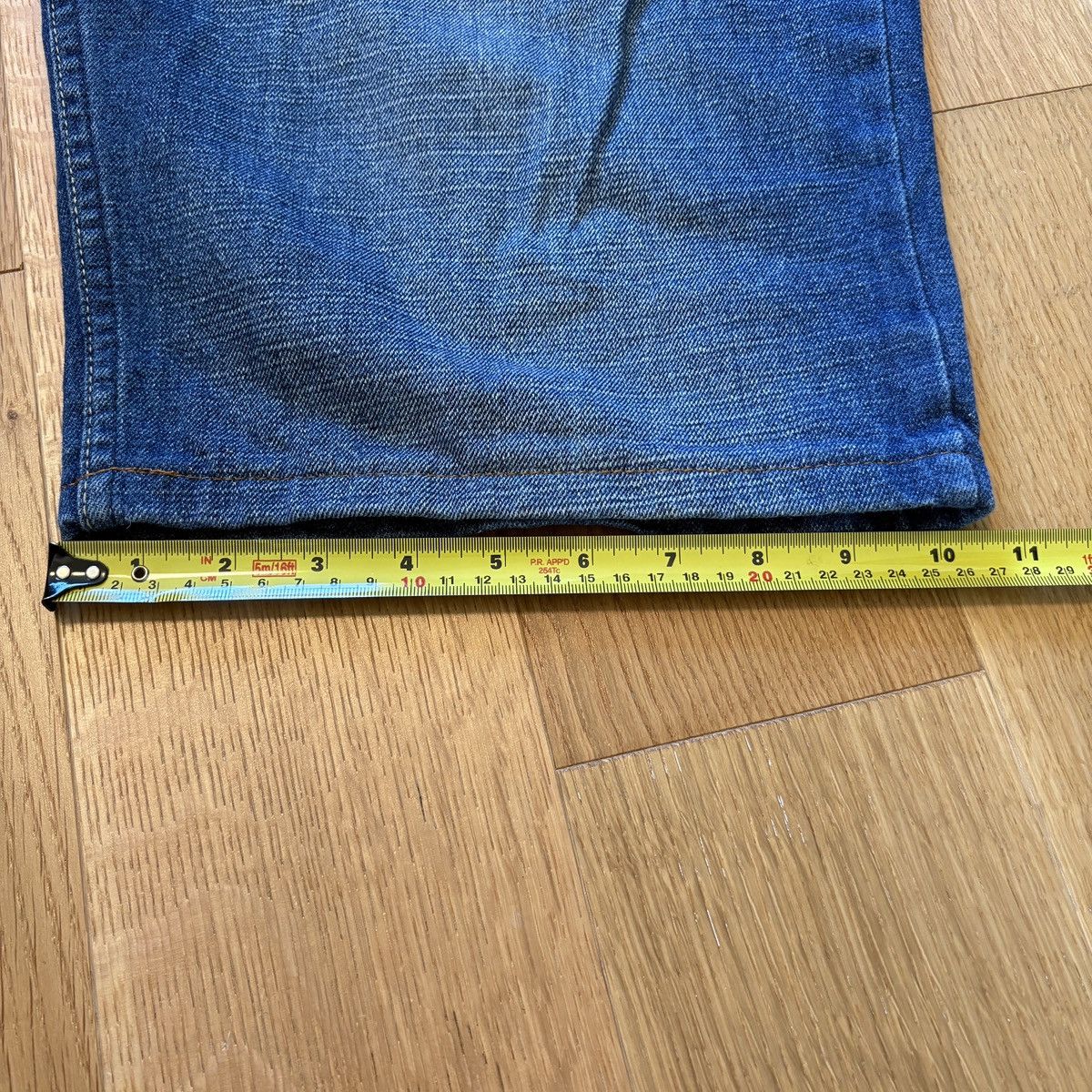 Other Y2K Stash House Blue Denim Skull Embroidered Baggy Jorts Size US 36 / EU 52 - 8 Thumbnail