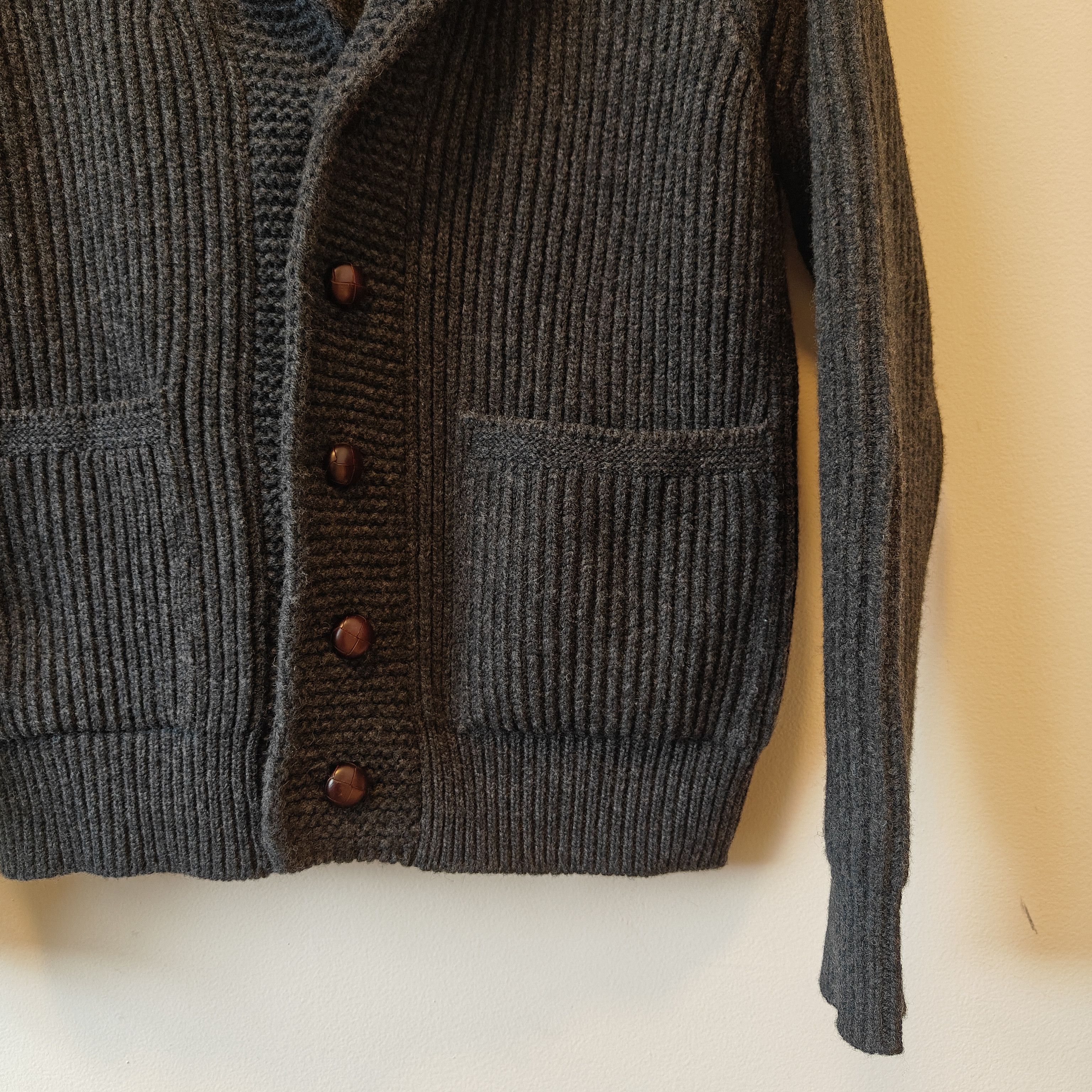 Drake's cardigan wool shawl collar LNWOT Size US S / EU 44-46 / 1 - 5 Thumbnail
