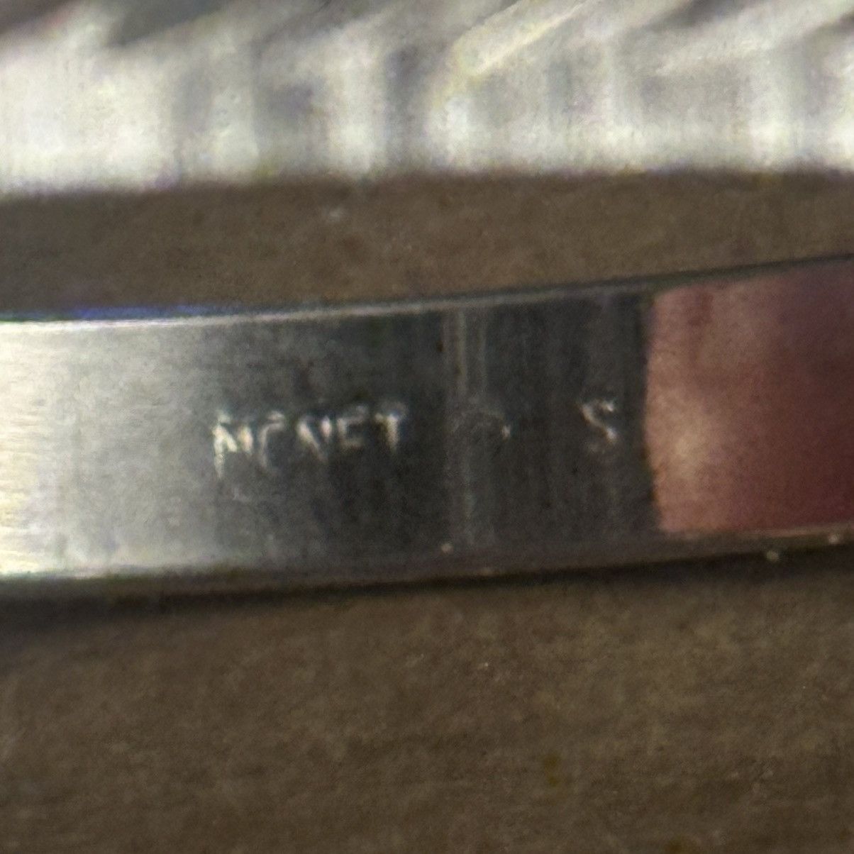 Monet × Vintage Vintage Monet silver tone diamond cut bangle bracelet Size ONE SIZE - 5 Thumbnail