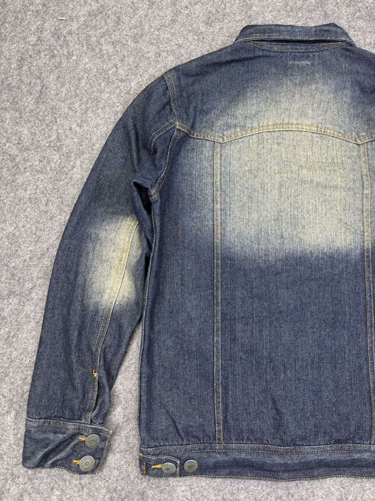 JACKROSE Jackrose Insane Stone Wash Fades Trucker Jacket F819 Size US S / EU 44-46 / 1 - 9 Thumbnail