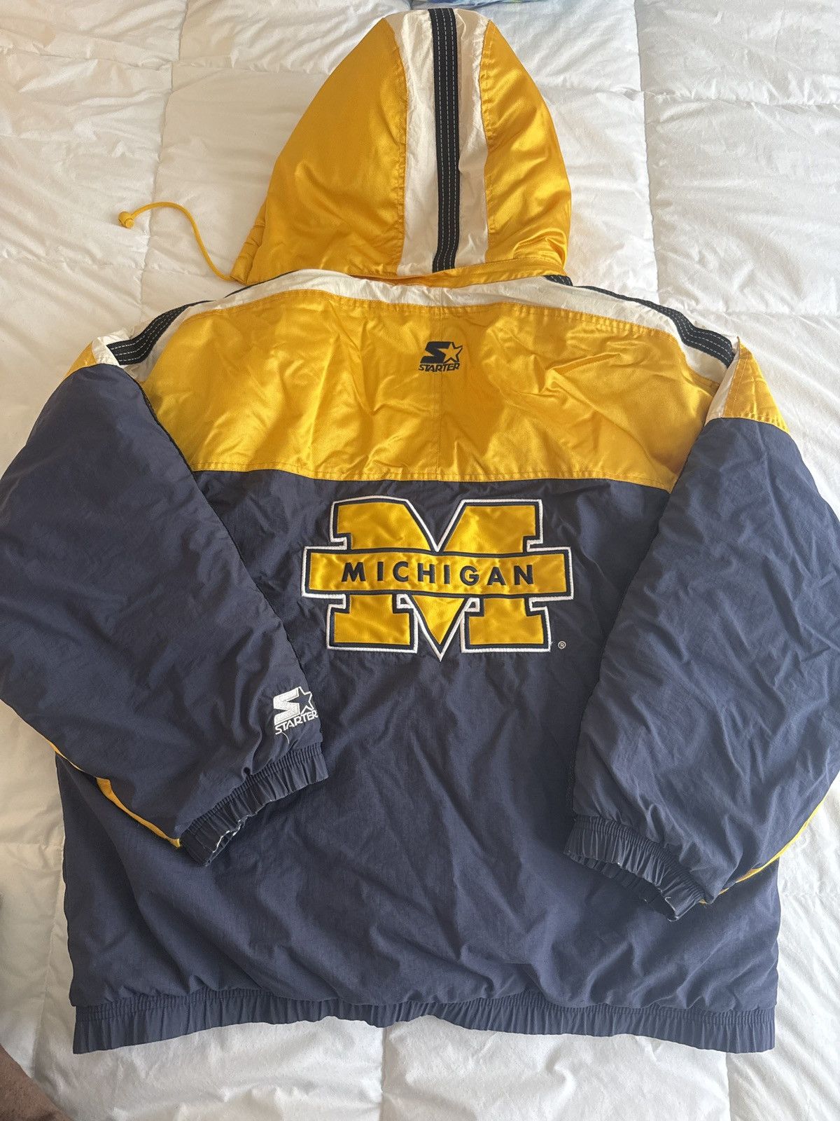 Starter University of Michigan Starter Jacket Size US XL / EU 56 / 4 - 1 Thumbnail