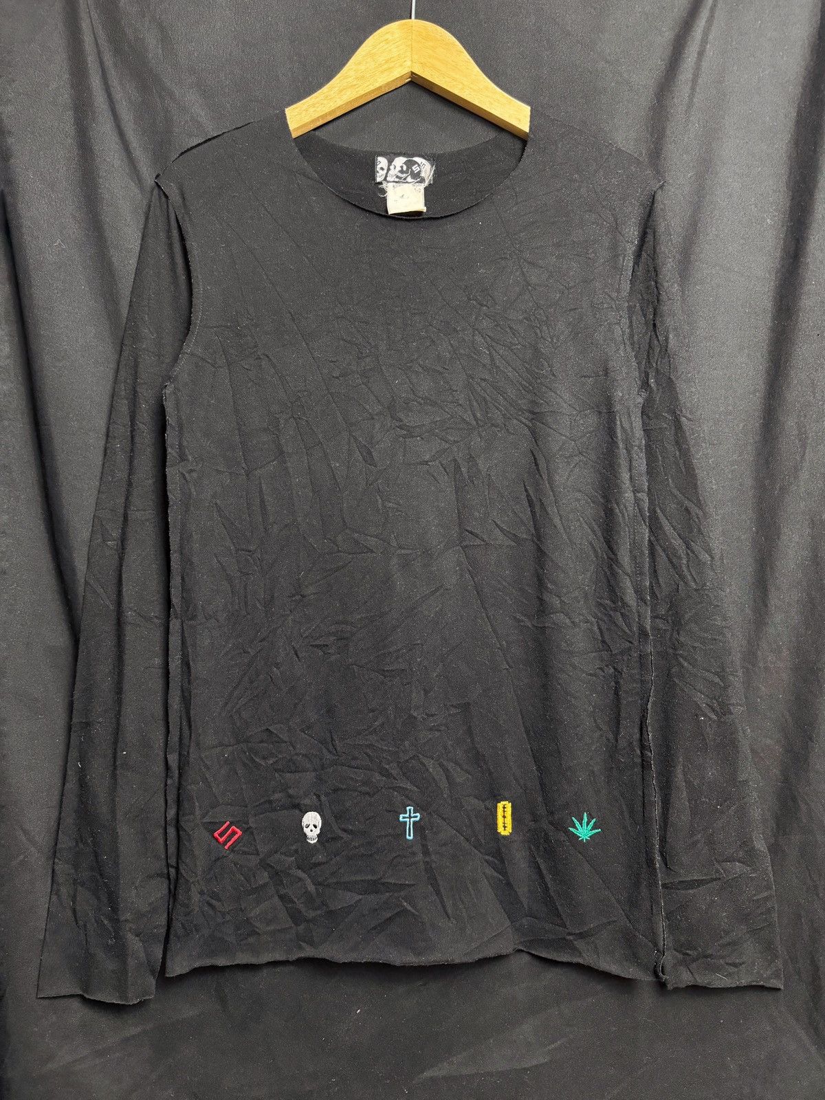 If Six Was Nine × Japanese Brand × Le Grande Bleu (L.G.B.) Japanese Skulls Long Sleeve Ifsix Lgb Style Size US M / EU 48-50 / 2 - 1 Thumbnail