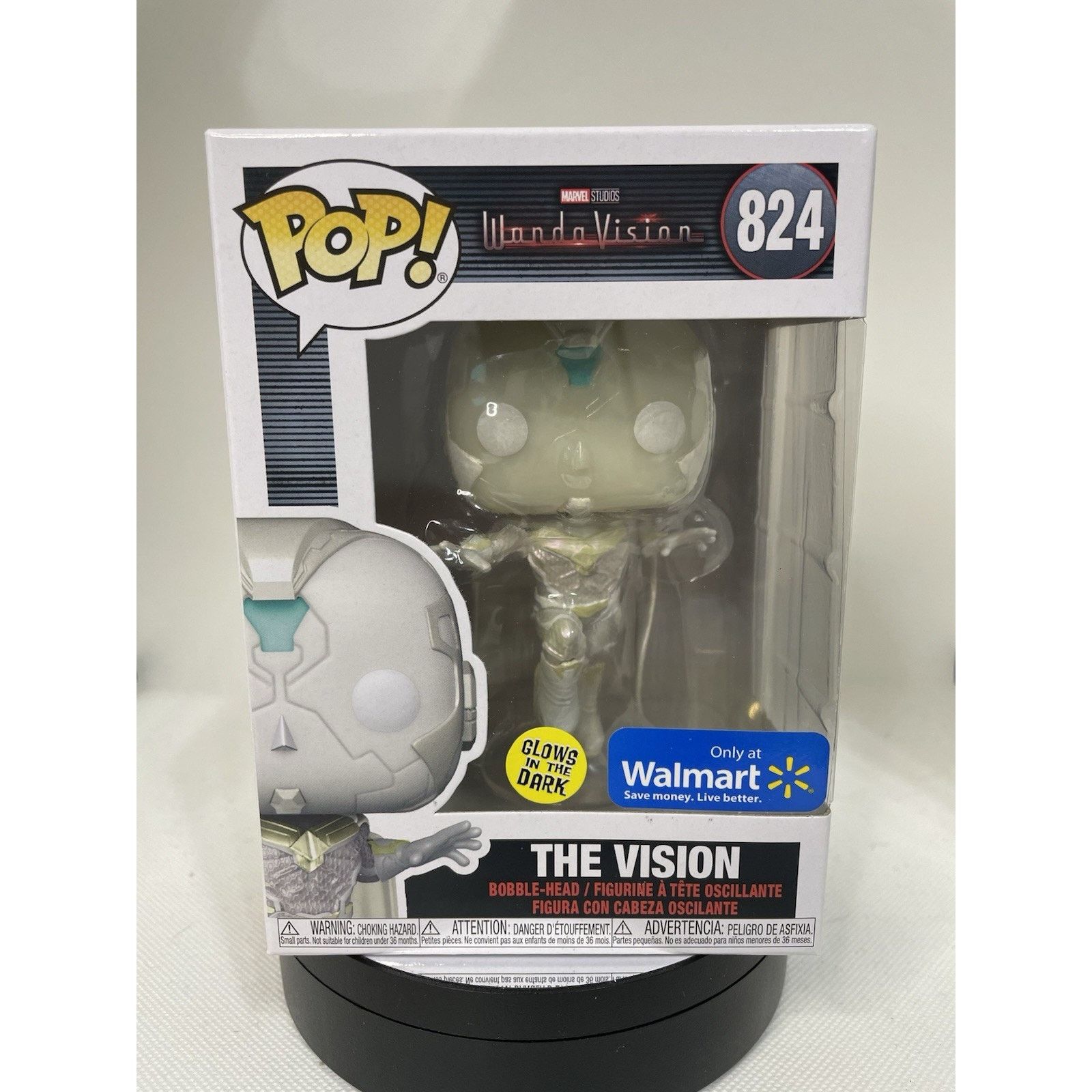Other Funko Pop The Vision 824 Wandavision GITD Walmart Exclusive Size ONE SIZE - 1 Thumbnail