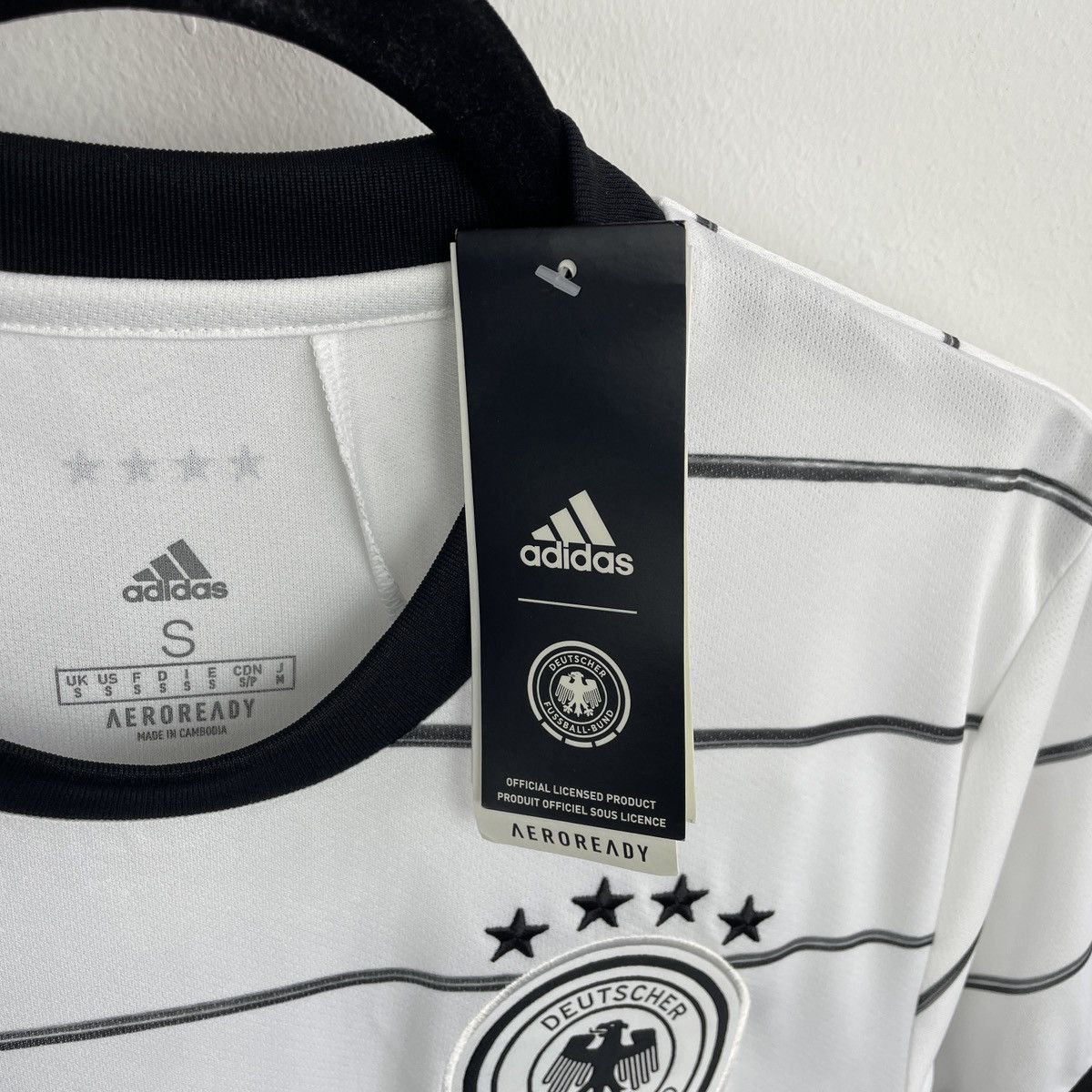 Adidas Germany Leon Goretzka Home Jersey Adidas Shirt 2019/2021 S Size US S / EU 44-46 / 1 - 5 Thumbnail