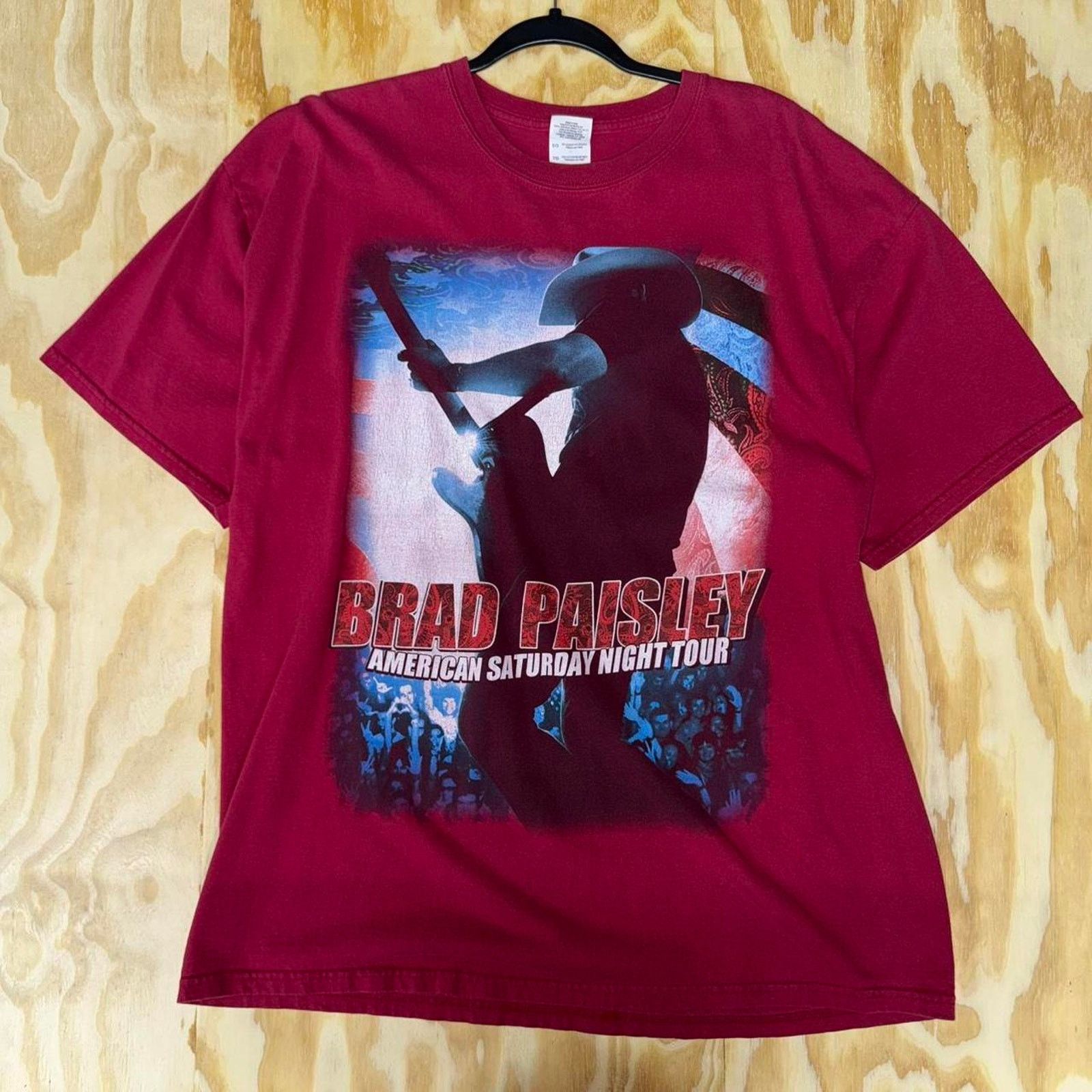 Gildan XL - Vintage y2k brad paisley country tour t-shirt Size US XL / EU 56 / 4 - 1 Thumbnail