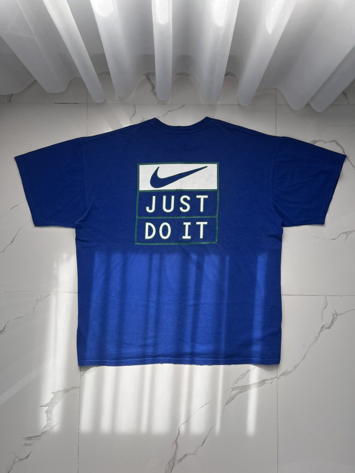 Nike 90’s NIKE JUST DO IT BIG LOGO BRASIL SPELLOUT SWOOSH Y2K TEE Size US XL / EU 56 / 4 - 1 Thumbnail