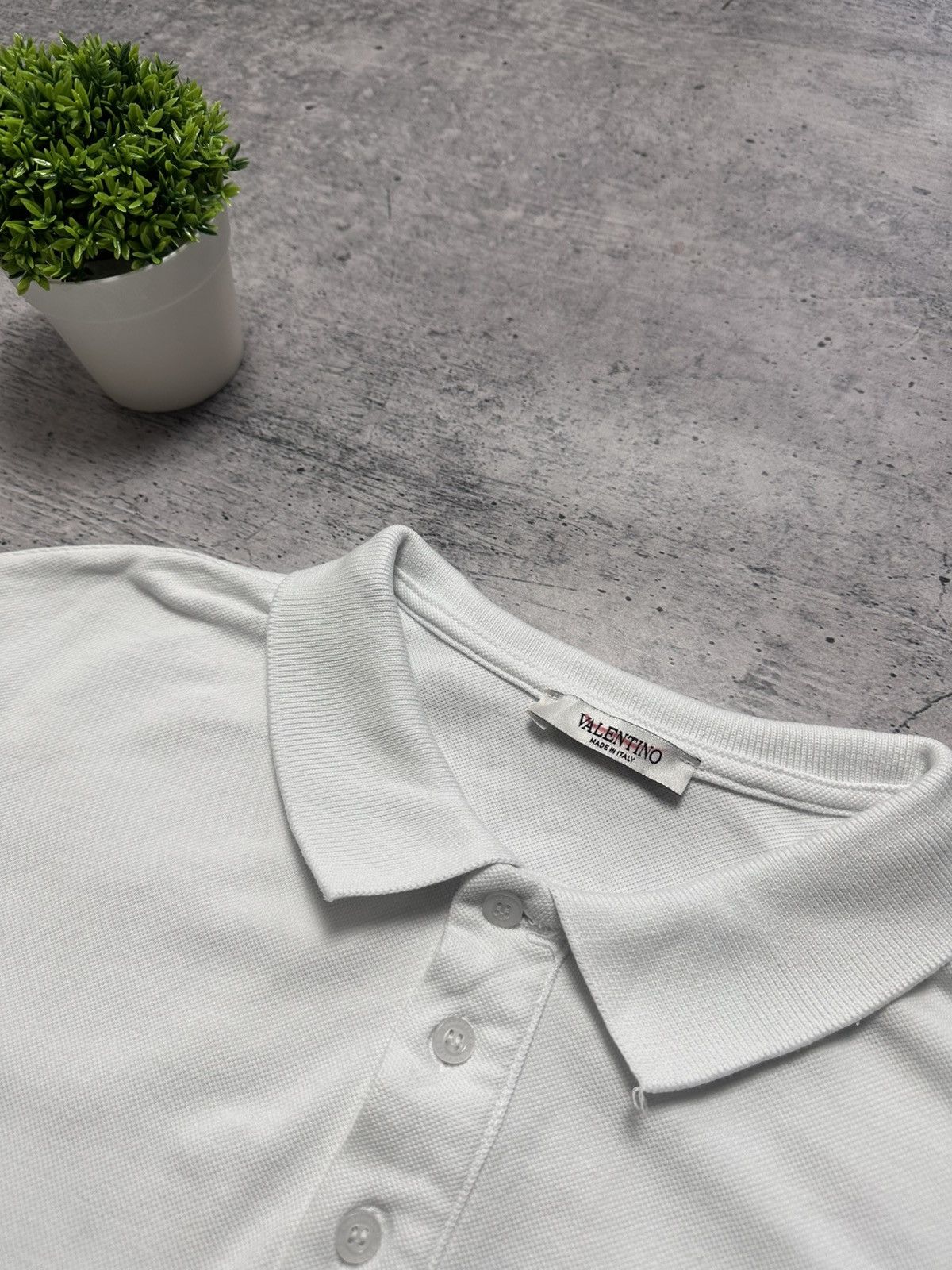 Valentino Valentino Luxury VLTN Logo Patch Polo Shirt Size US M / EU 48-50 / 2 - 5 Thumbnail