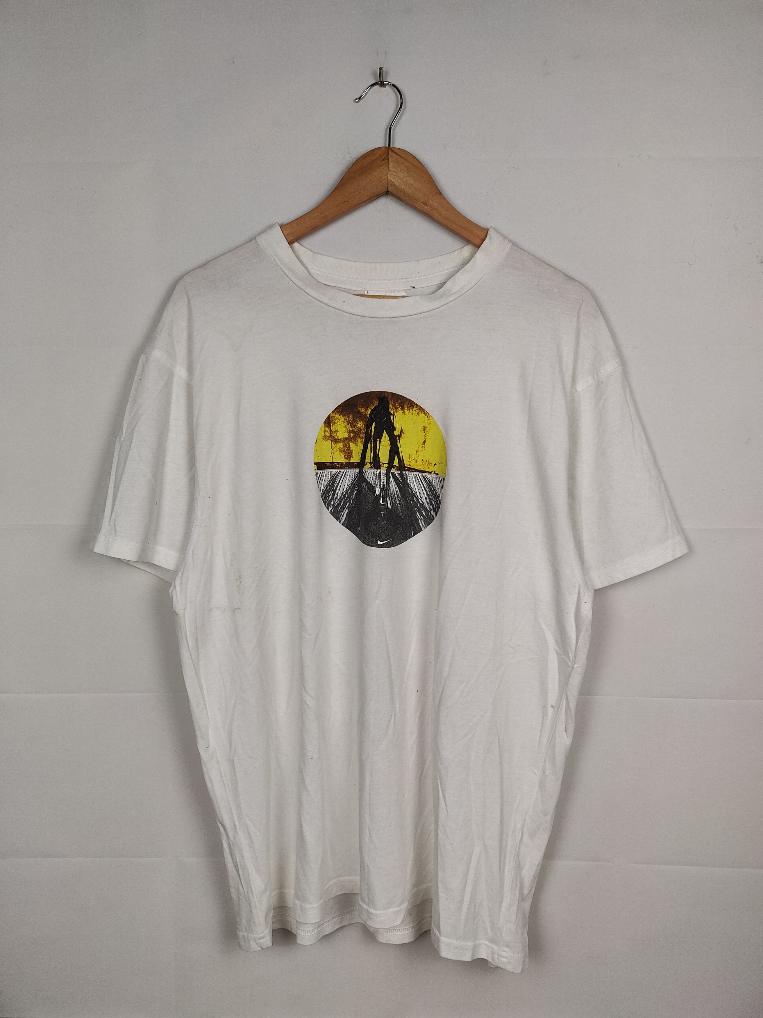 Nike × Vintage Vintage 90s Nike Running Shirt Size US L / EU 52-54 / 3 - 1 Thumbnail