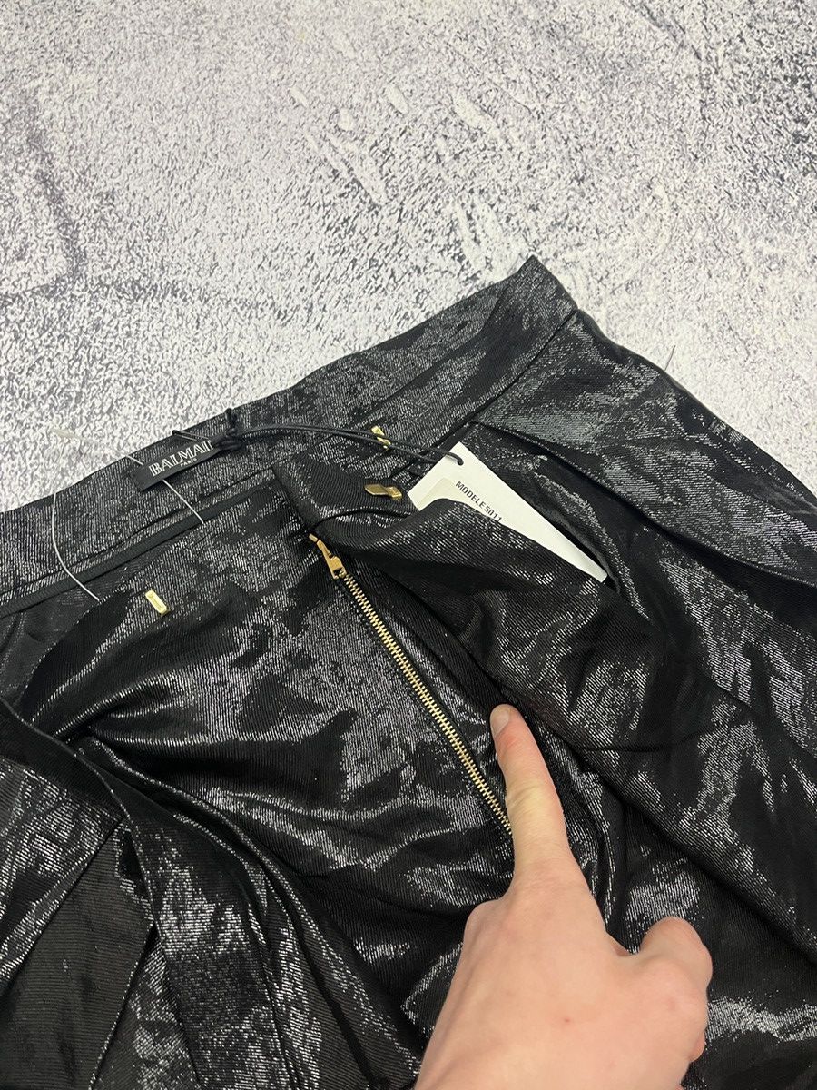 Balmain BNWT🔥 Balmain Paris Asymmetric Draped Silk Trousers Pants Size US 32 / EU 48 - 14 Thumbnail