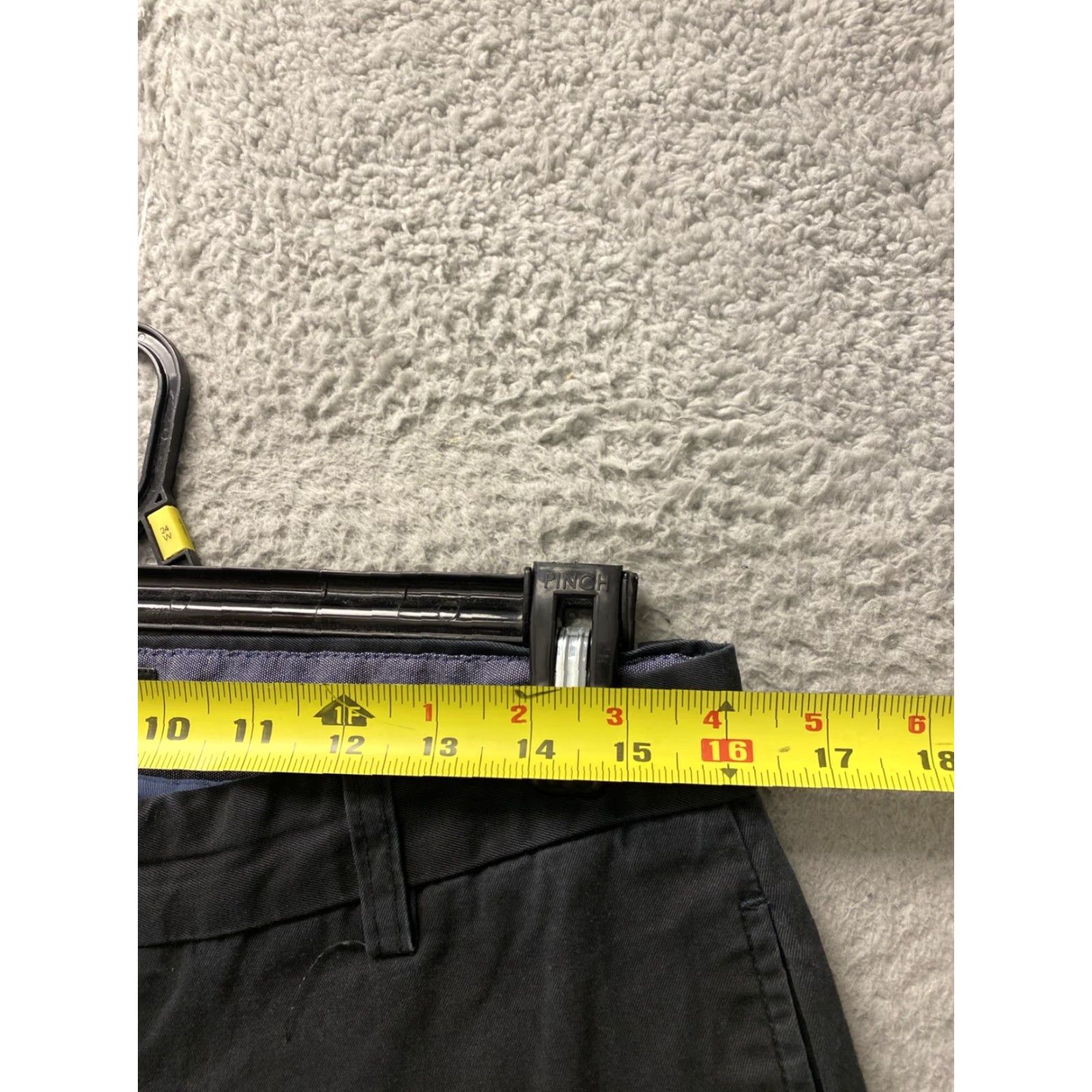 Banana Republic Banana Republic Chino Pants Men's 32x34 Slim Flat Front 5-Pocket Cotton Black Gavin Modern Casual Slim-Fit 34 Inseam Mens Size US 32 / EU 48 - 4 Thumbnail