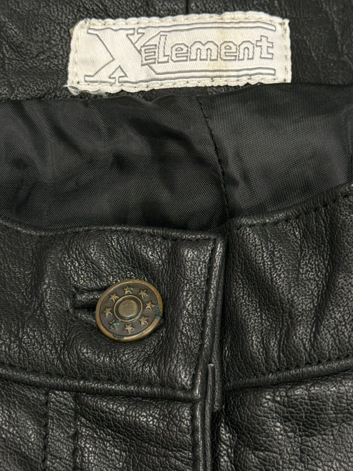 Vintage AMAZING Vintage Leather Pants Sz. 6 Biker Jean Size 28" / US 6 / IT 42 - 7 Thumbnail