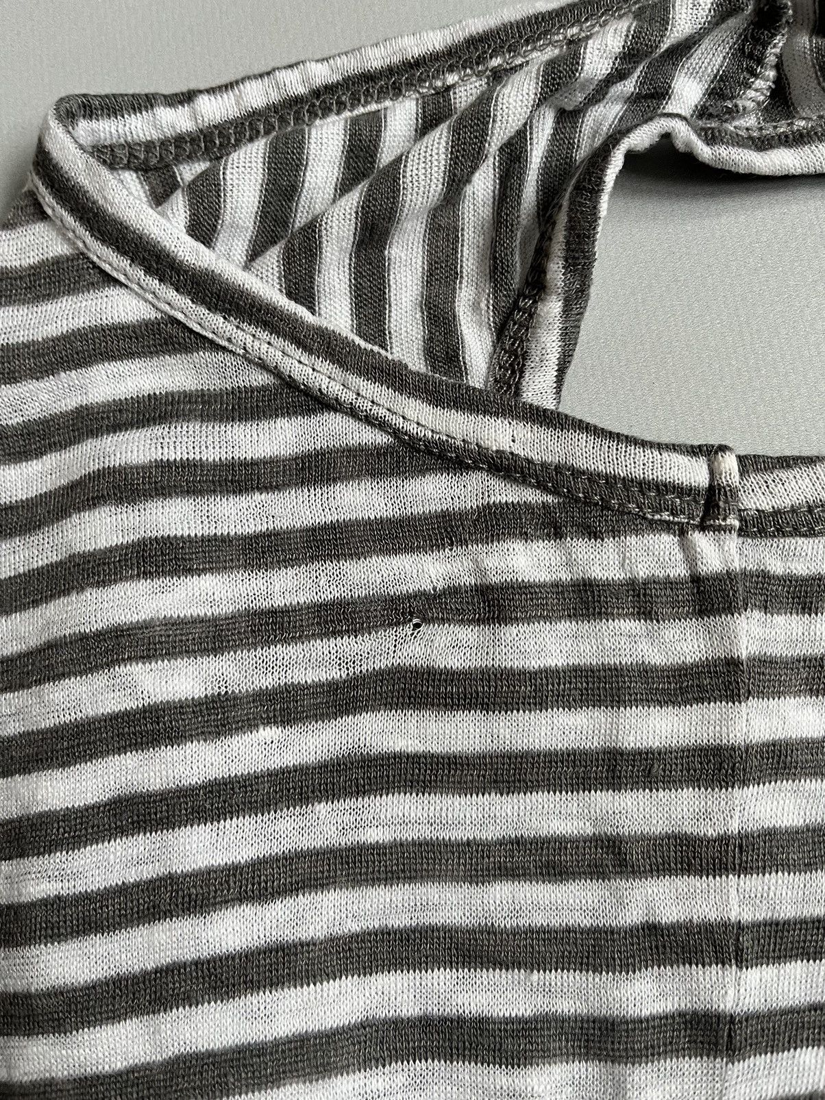 Rundholz RUNDHOLZ Black Label Striped Asymmetrical Grey Tank Top Size S / US 4 / IT 40 - 14 Thumbnail