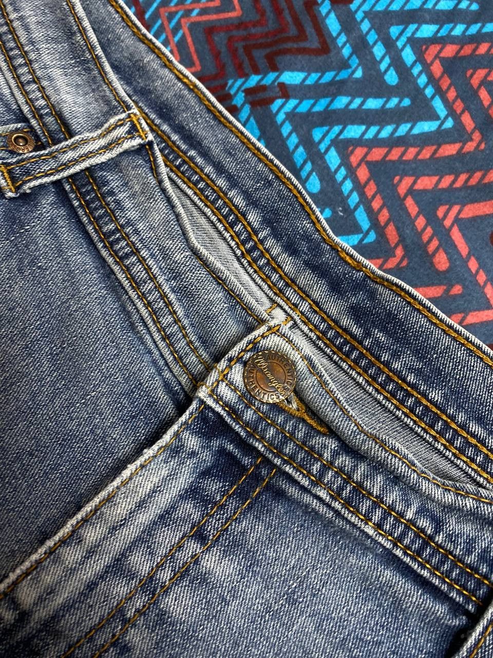 Vintage × Wrangler Vintage Wrangler Faded Wash Style Jeans Size US 38 / EU 54 - 7 Thumbnail