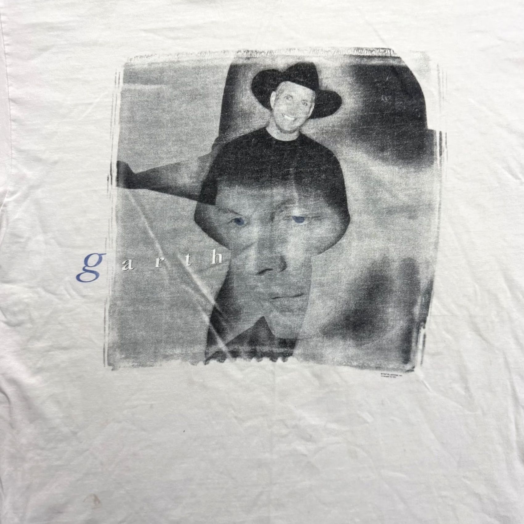 Hanes VINTAGE Hanes Garth Brooks Shirt Mens XL White 1997 90s Graphic Tee Size US XL / EU 56 / 4 - 3 Thumbnail
