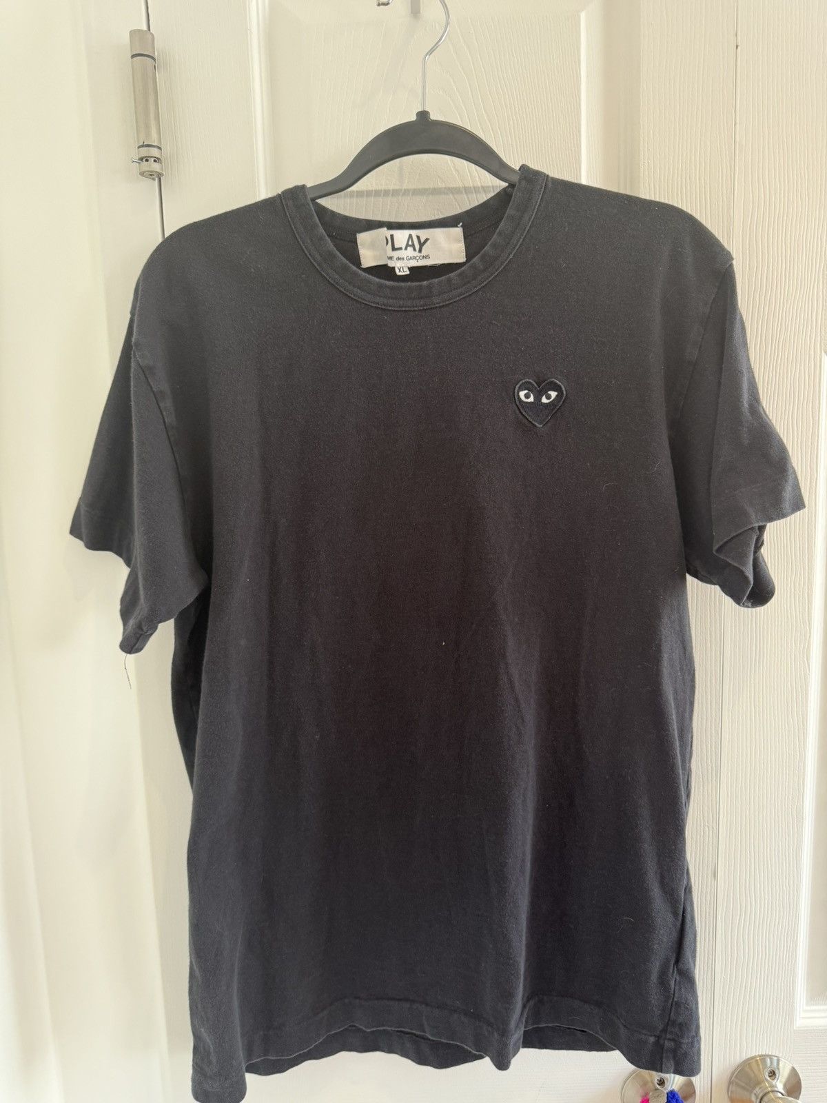 Comme des Garcons × Comme des Garcons PLAY Comme des Garçons black tshirt Size US XL / EU 56 / 4 - 1 Thumbnail