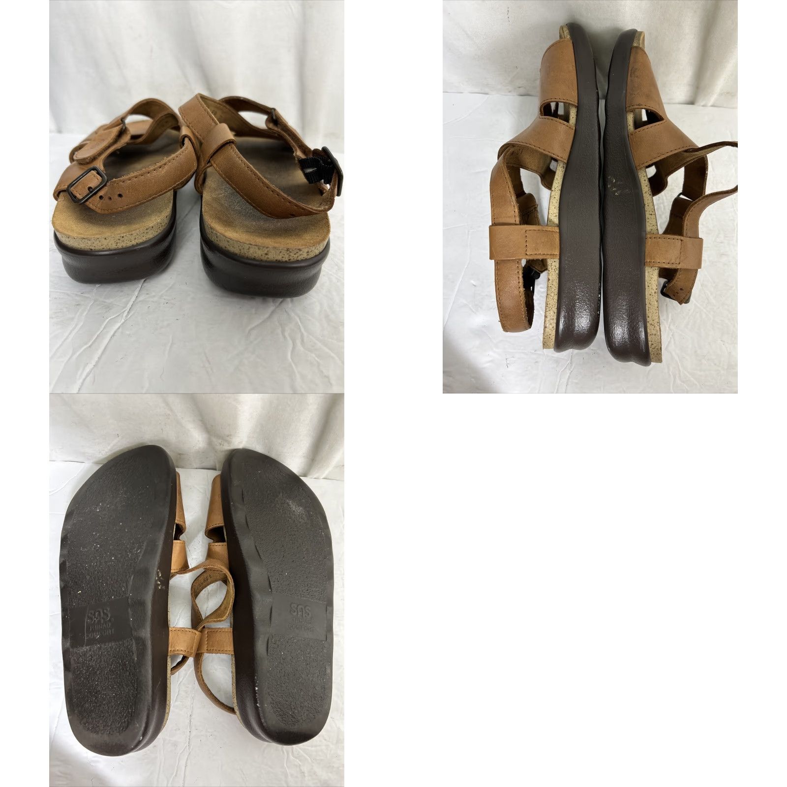 SAS SAS Women’s Sandal Cross Strap Tripad Comfort Huggy Caramel 10 M Womens Shoes Size US 10 / IT 40 - 10 Thumbnail