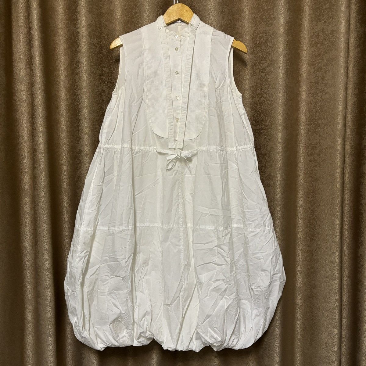 JW Anderson J.W. Anderson - Tuxedo Bubble Shirt Dress Size XS / US 0-2 / IT 36-38 - 1 Thumbnail
