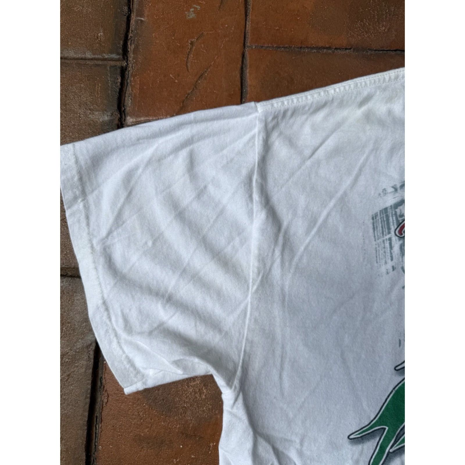 Vintage VINTAGE Bobby Labonte Nascar Racing T Shirt Large Double Sided Shirt Men White Cotton 90s Retro Graphic Print LogoLicensed Fans Size US L / EU 52-54 / 3 - 4 Thumbnail