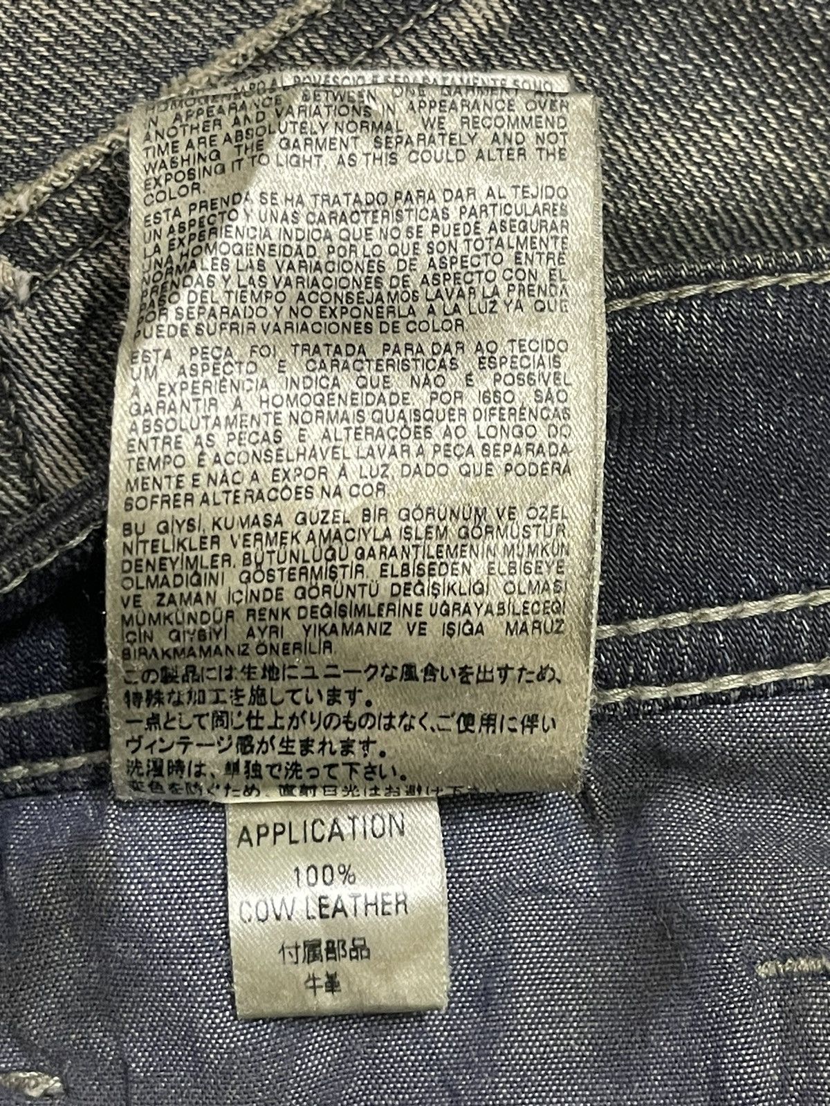 Diesel Black Gold Vintage Diesel Black Gold Faded Wash Style Jeans Size US 36 / EU 52 - 13 Thumbnail