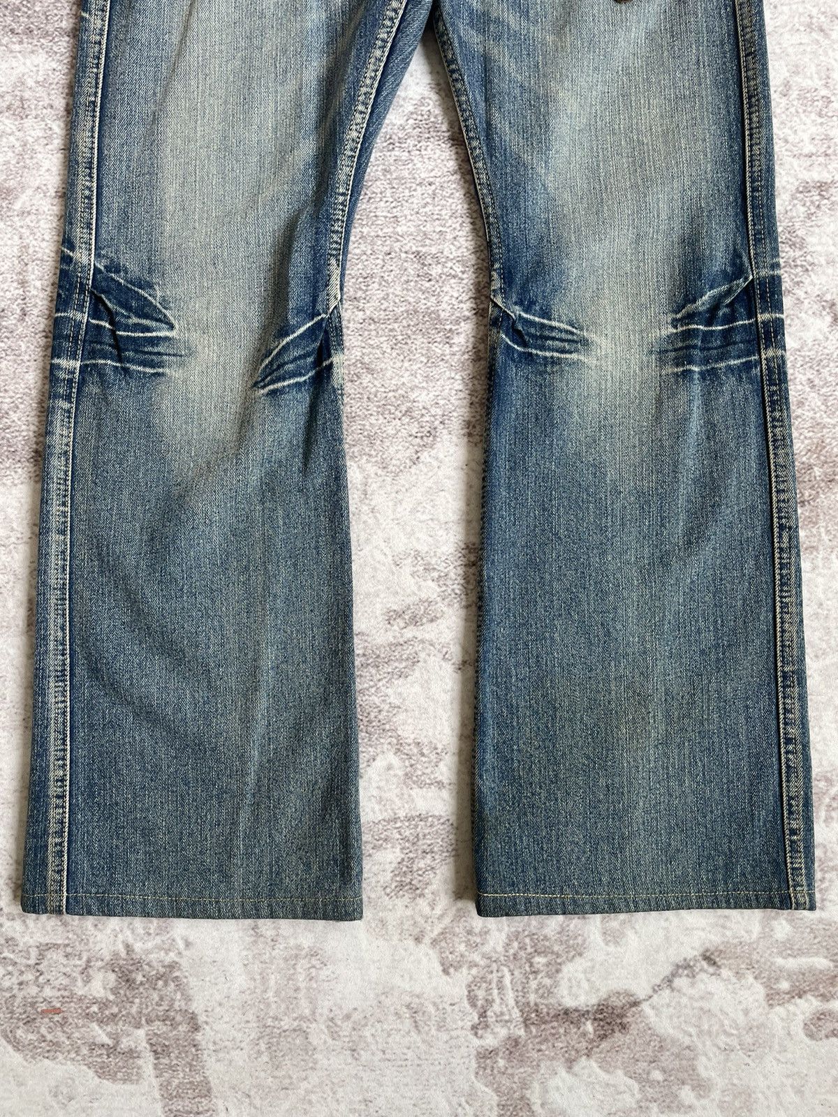 Japanese Brand Vintage Wild Life LGB Style Denim Pants Size US 33 - 5 Thumbnail