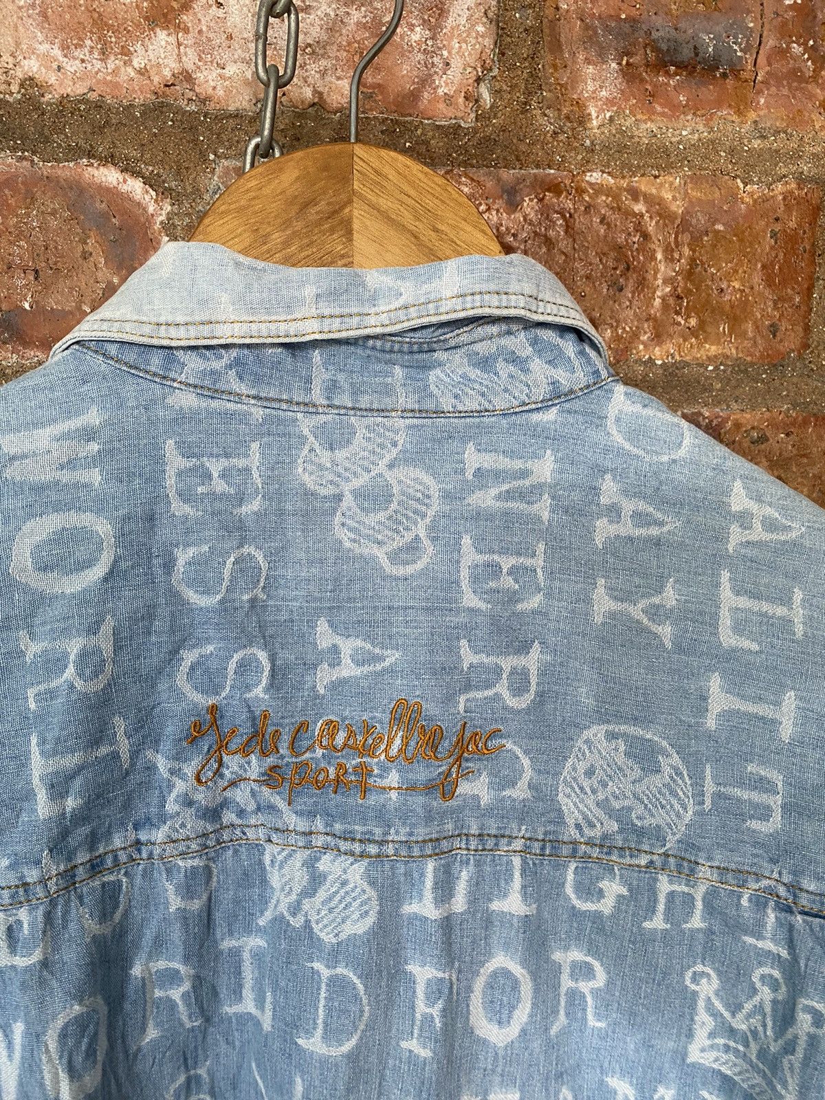 Jean Charles De Castelbajac Vtg poem and Anarchy button up Size US L / EU 52-54 / 3 - 13 Thumbnail