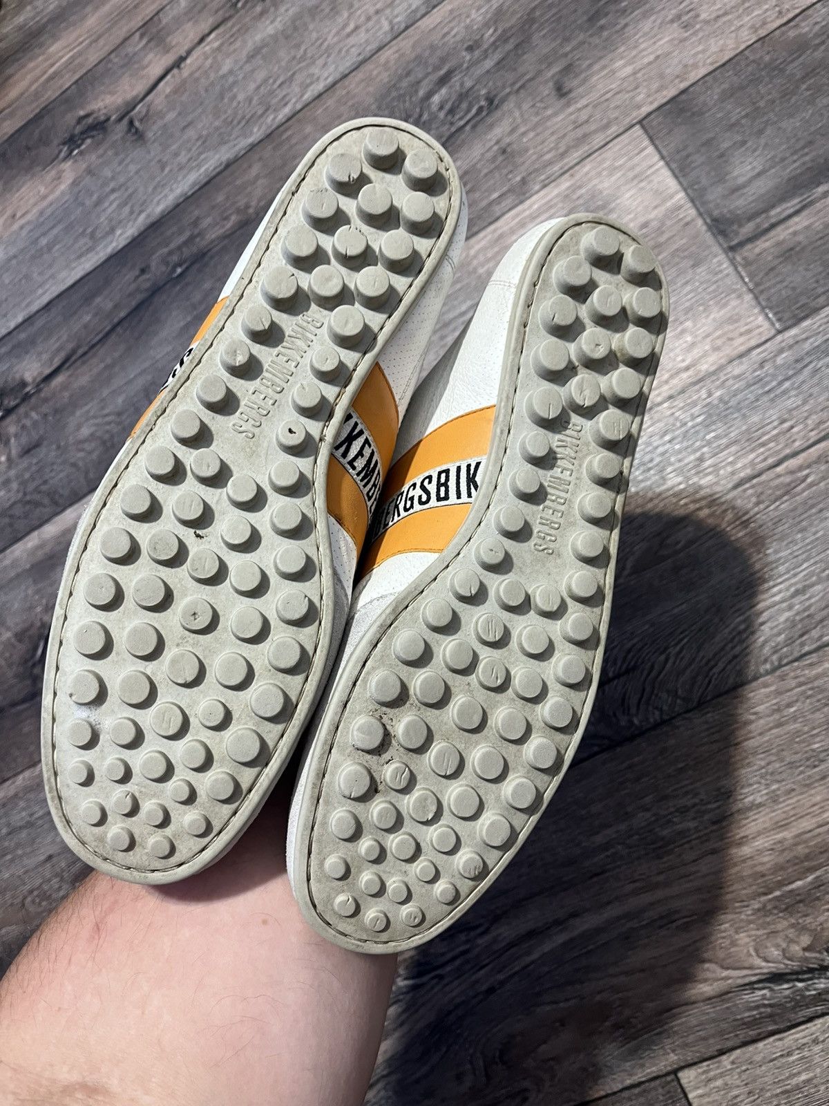 Dirk Bikkembergs Dirk Bikkembergs White Leather Sneakers US11,5 Size US 11 / EU 44 - 5 Thumbnail