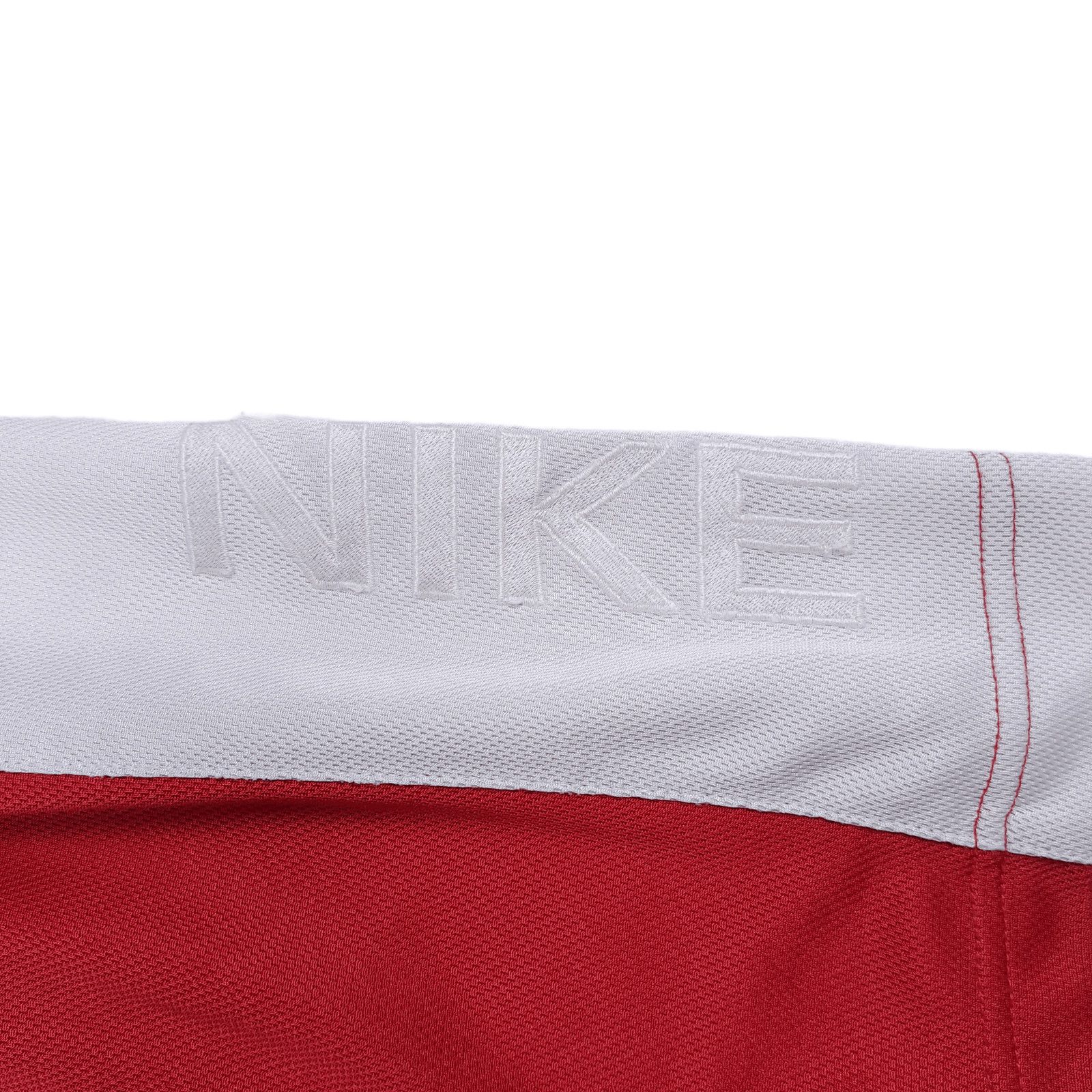 NBA × Nike × Vintage 80's Vintage M Nike Basketball Red White Embroidery Shorts Size US 34 / EU 50 - 4 Thumbnail