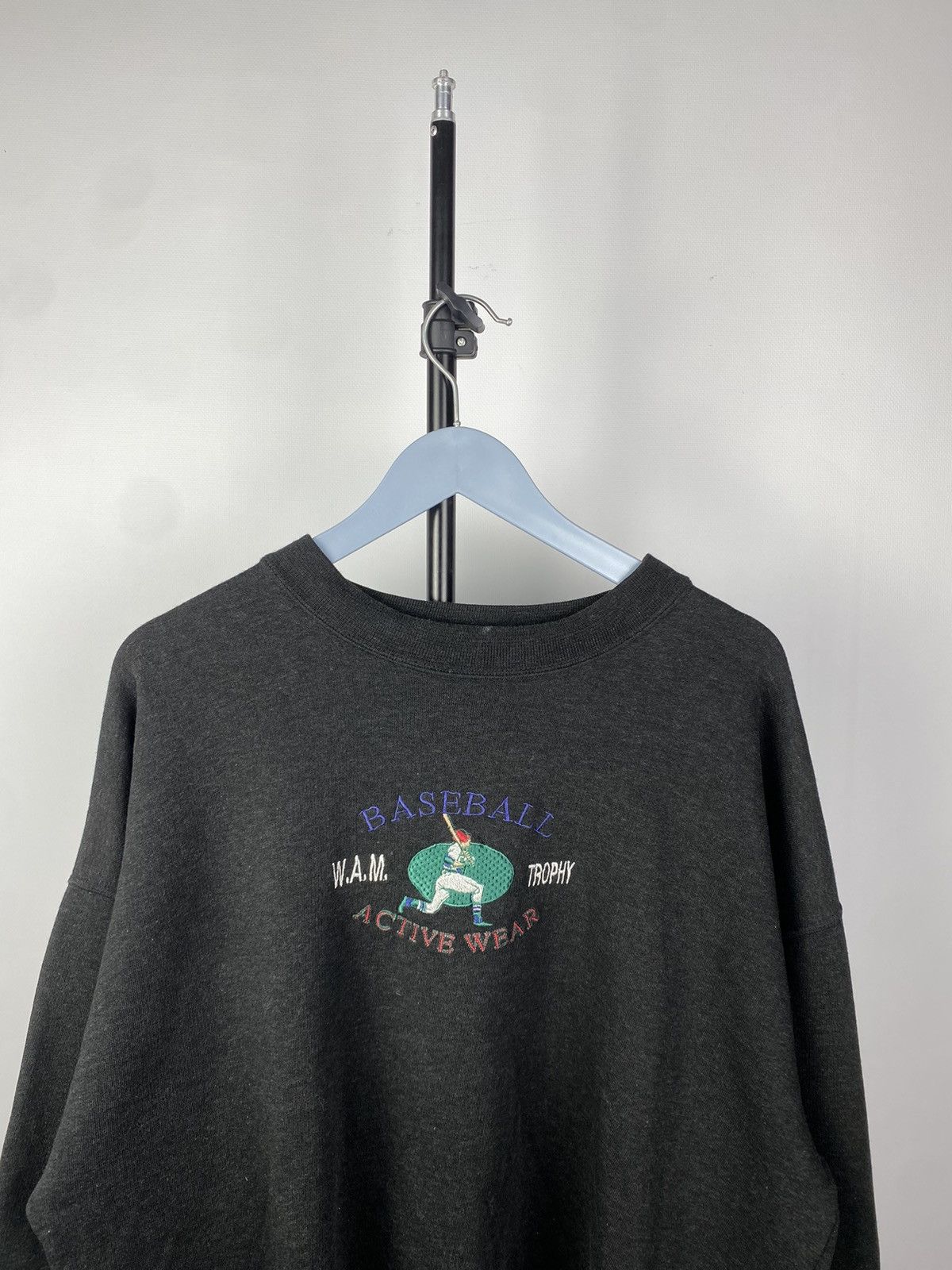 MLB × Vintage Vintage 90s MLB W.A.M Trophy Champions Sweatshirt Size US L / EU 52-54 / 3 - 2 Thumbnail