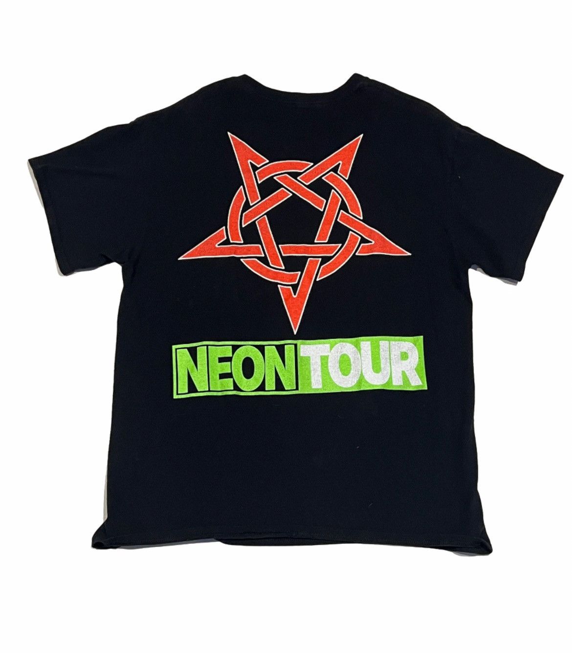 Playboi Carti Playboi Carti Die Lit Neon Tour 2018 Face Tee - Large Size US L / EU 52-54 / 3 - 2 Thumbnail