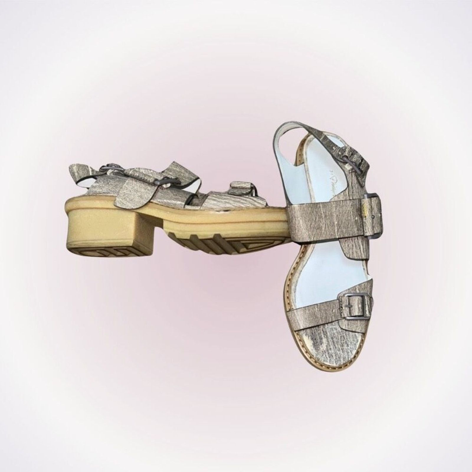 3.1 Phillip Lim Thick Tread Platform Sandals Sz 38.5