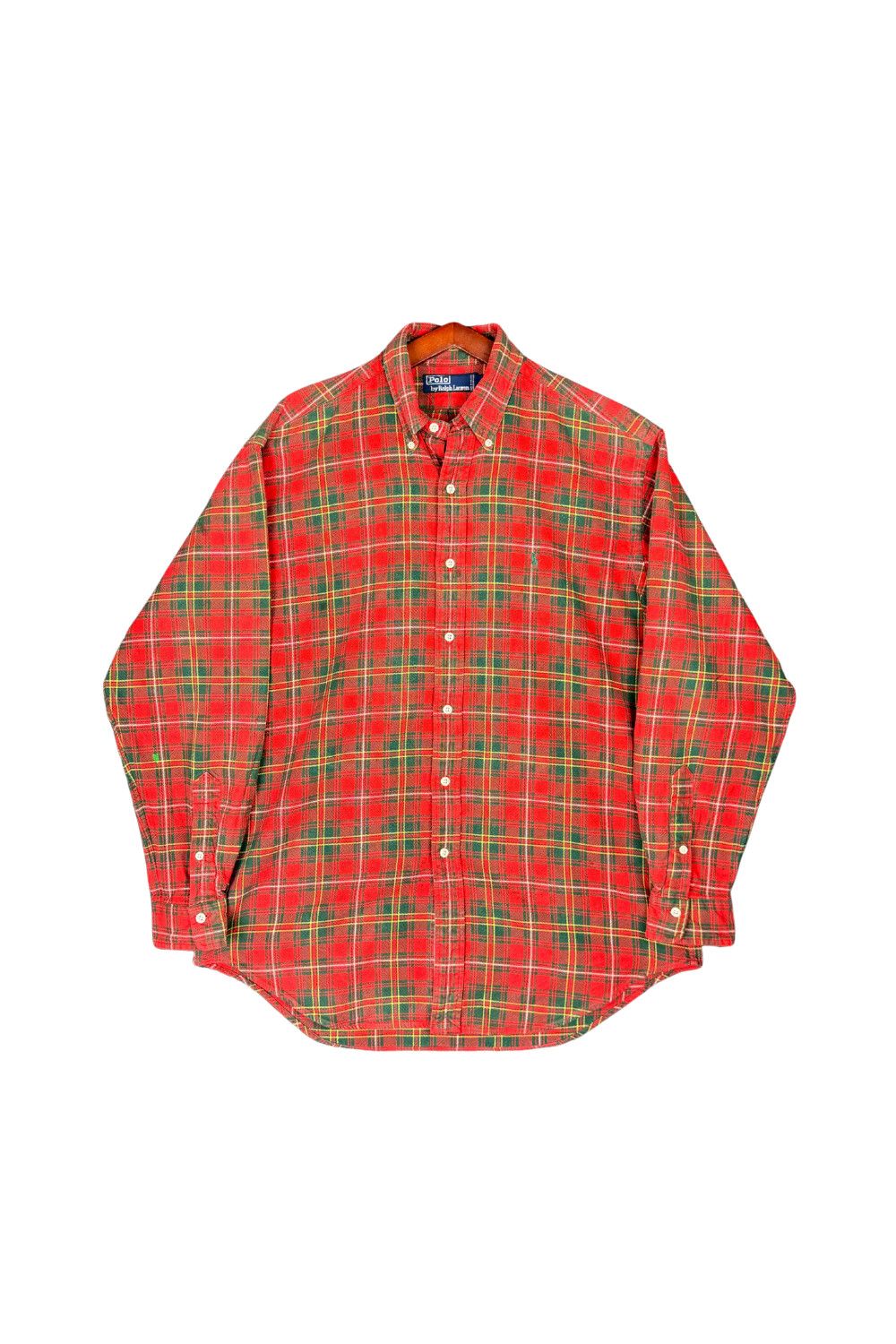 Polo Ralph Lauren Polo Ralph Lauren Red Tartan Plaid Shirt Classic Fit M Size US M / EU 48-50 / 2 - 1 Thumbnail