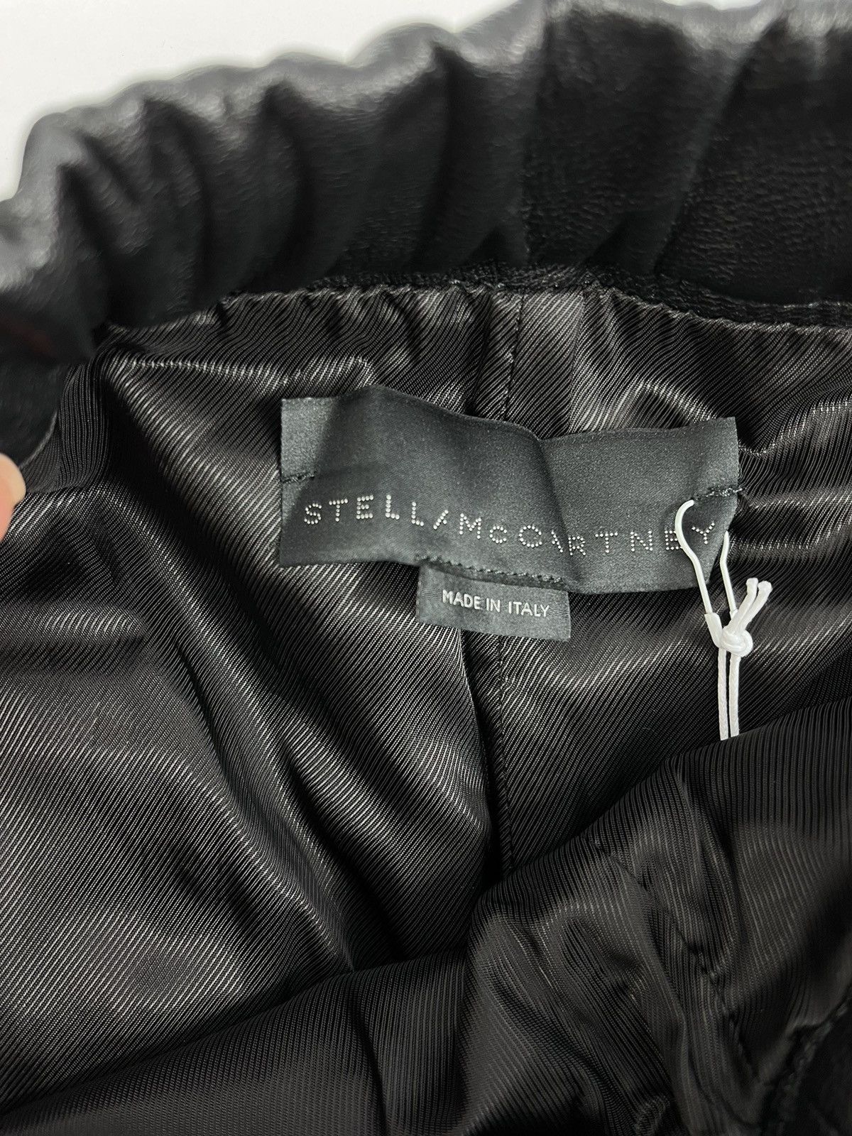 Stella McCartney VEGAN LEATHER TRACK PANTS Size US 33 - 6 Thumbnail