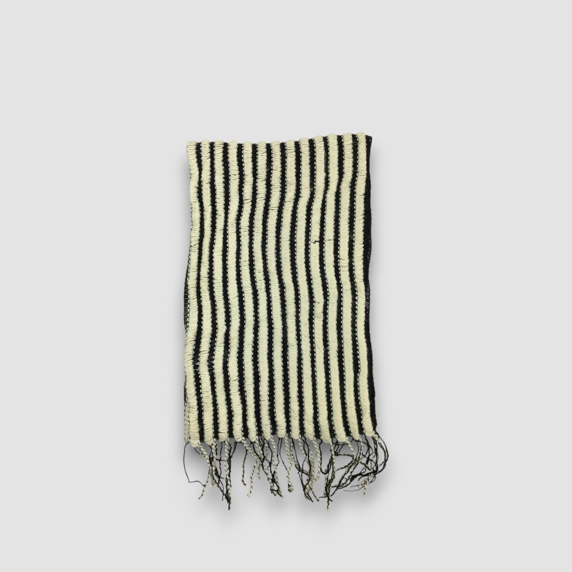 agnes b. Vintage Agnes B Scarf Scarf Muffler Knitted Wool Scarves Size ONE SIZE - 2 Thumbnail
