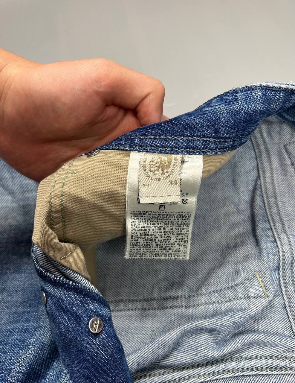 Diesel Vintage Diesel Jeans Distressed Faded Flared Wide Baggy Y2K Size US 34 / EU 50 - 19 Thumbnail