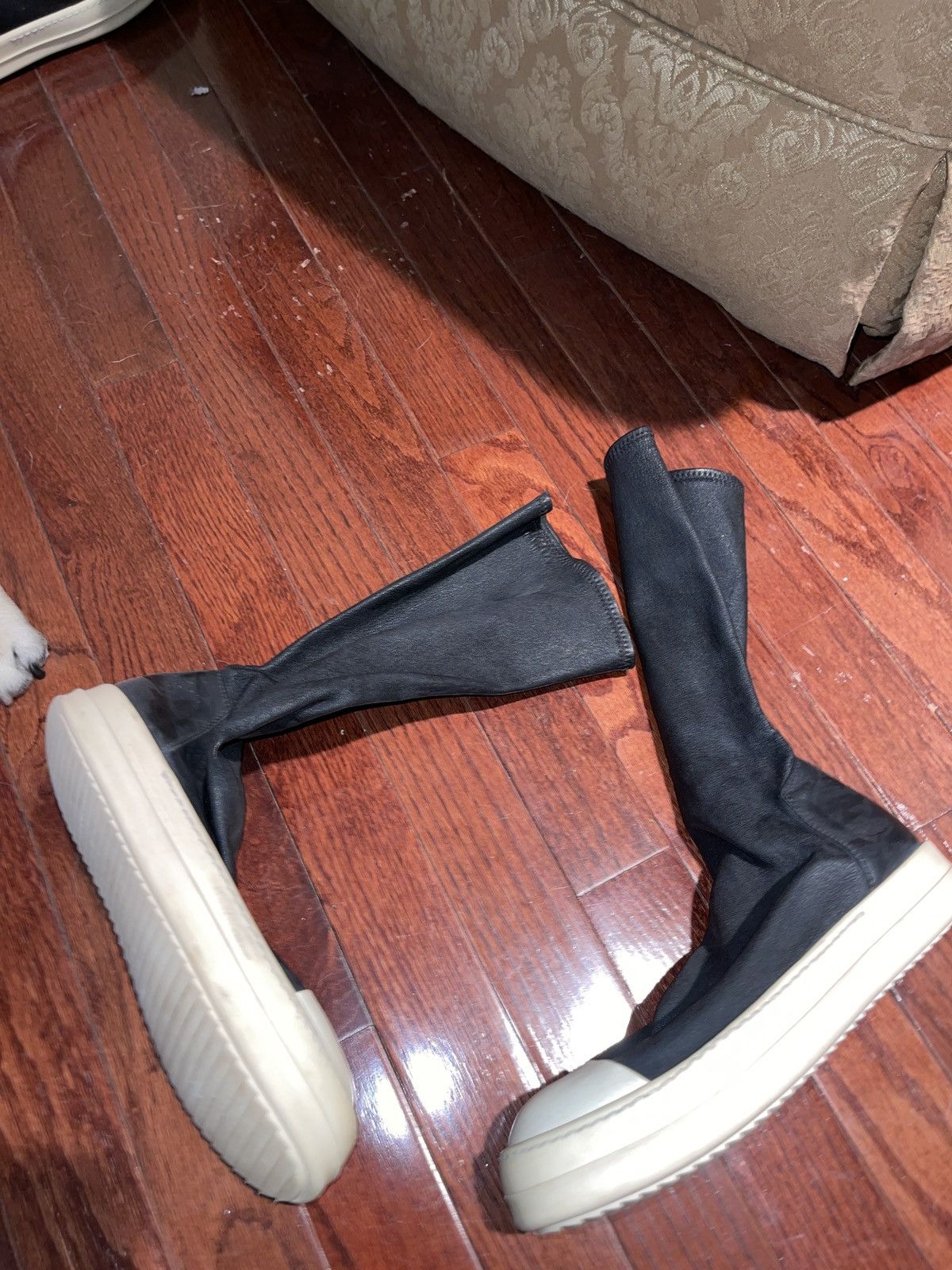 Rick Owens Rick Owens Mainline leather mid boots size 36 Italy women 6 Size US 6 / IT 36 - 1 Thumbnail