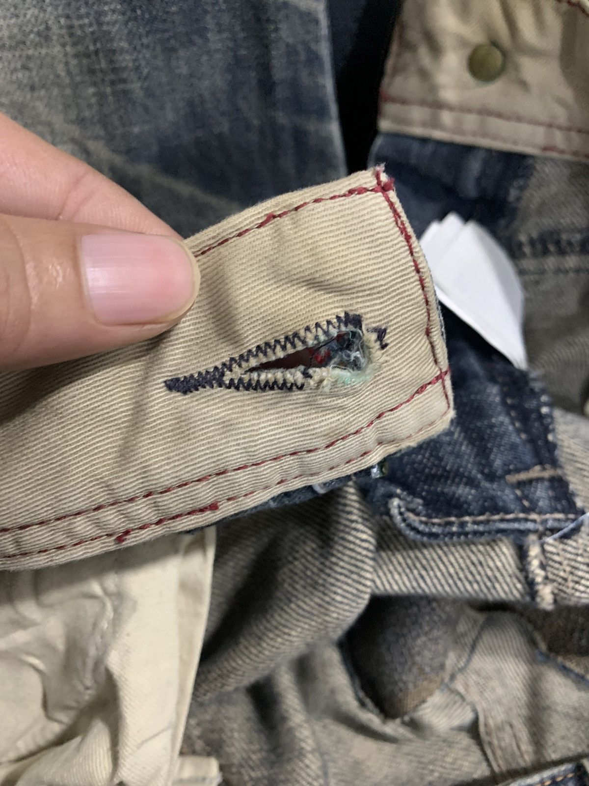 Marithe + Francois Girbaud Marithe Francois Girbaud Distressed Denim Size US 30 / EU 46 - 14 Thumbnail
