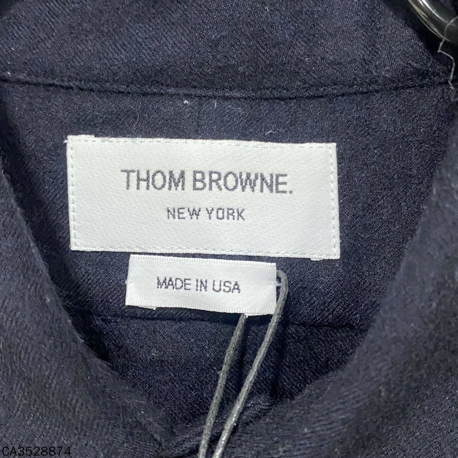 Thom Browne Thom Browne black wool shirt jacket 1 Size US S / EU 44-46 / 1 - 5 Thumbnail