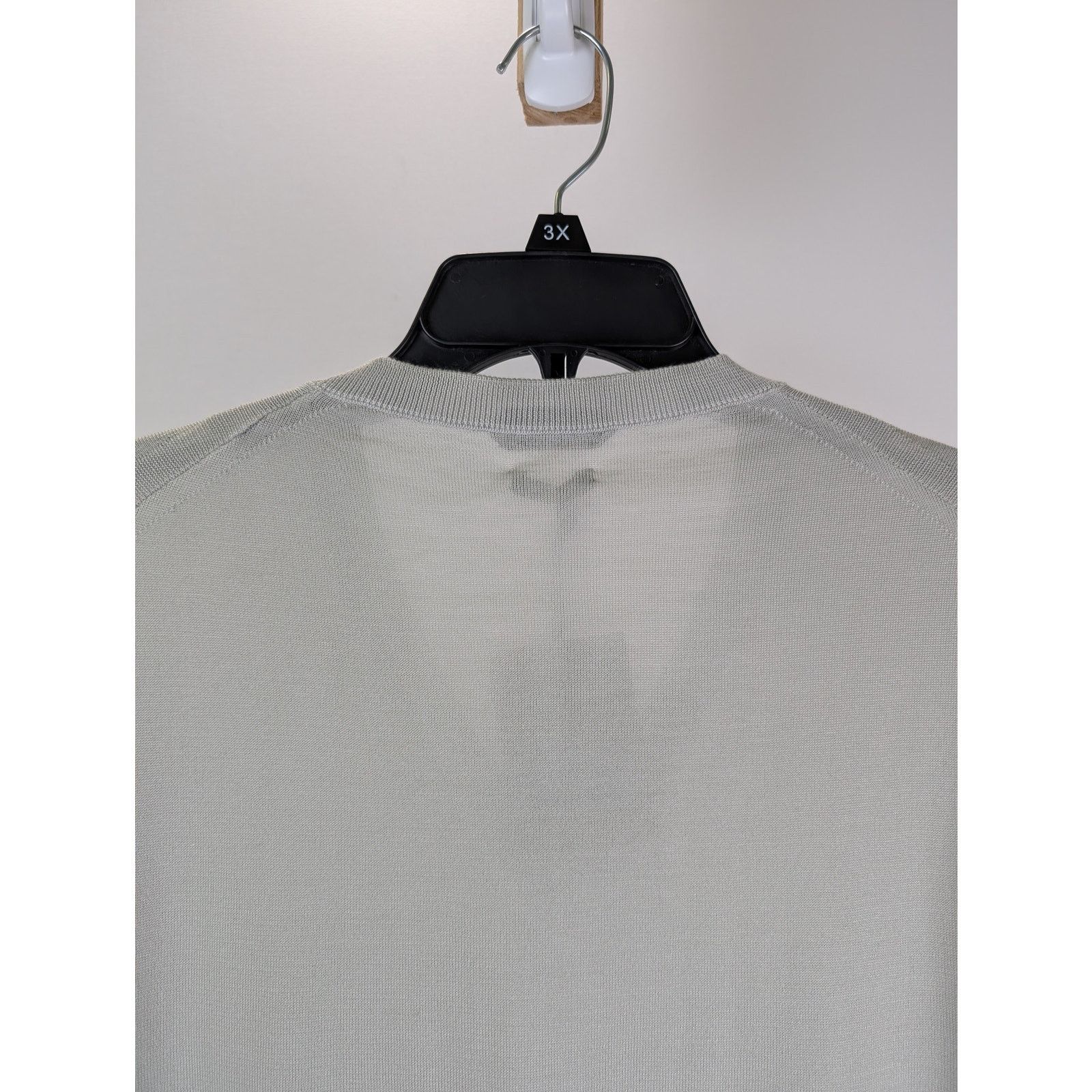 Tom Ford o1rshd1 V-Neck Knitwear Crewneck Sweatshirt in Grey Size US XXL / EU 58 / 5 - 8 Thumbnail