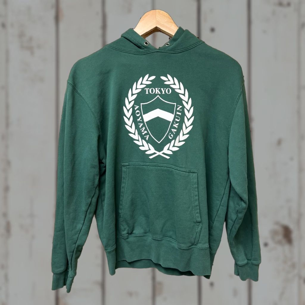 Vintage United Tokyo Hoodie Sweatshirt Pullover M Green Men Medium Pullover University Size US M / EU 48-50 / 2 - 1 Thumbnail
