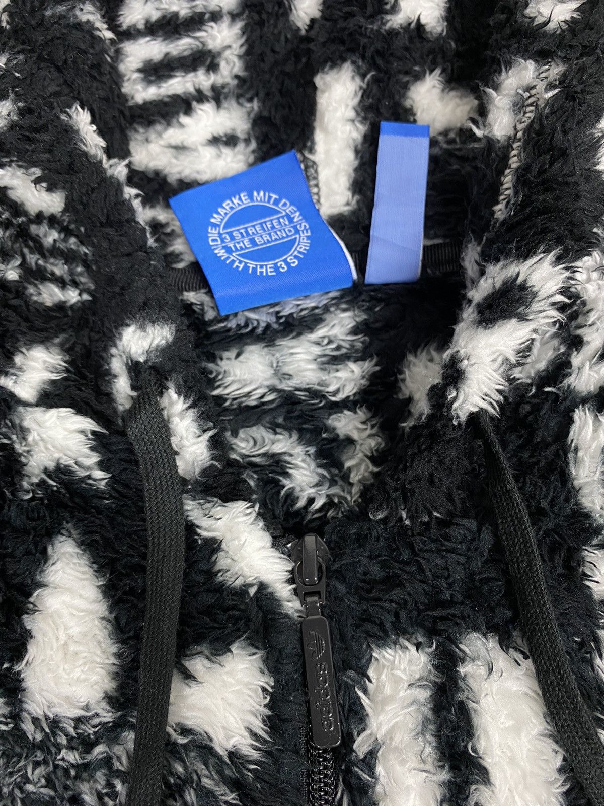 Adidas Rare‼️ ADIDAS HOODIE FLEECE BIG LOGO FULL PRINT Size US S / EU 44-46 / 1 - 10 Thumbnail
