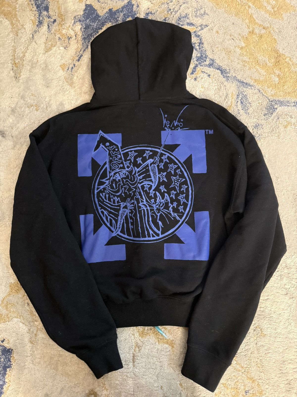 Off-White Cat and the Wizard hoodie off white Size US XS / EU 42 / 0 - 5 Thumbnail