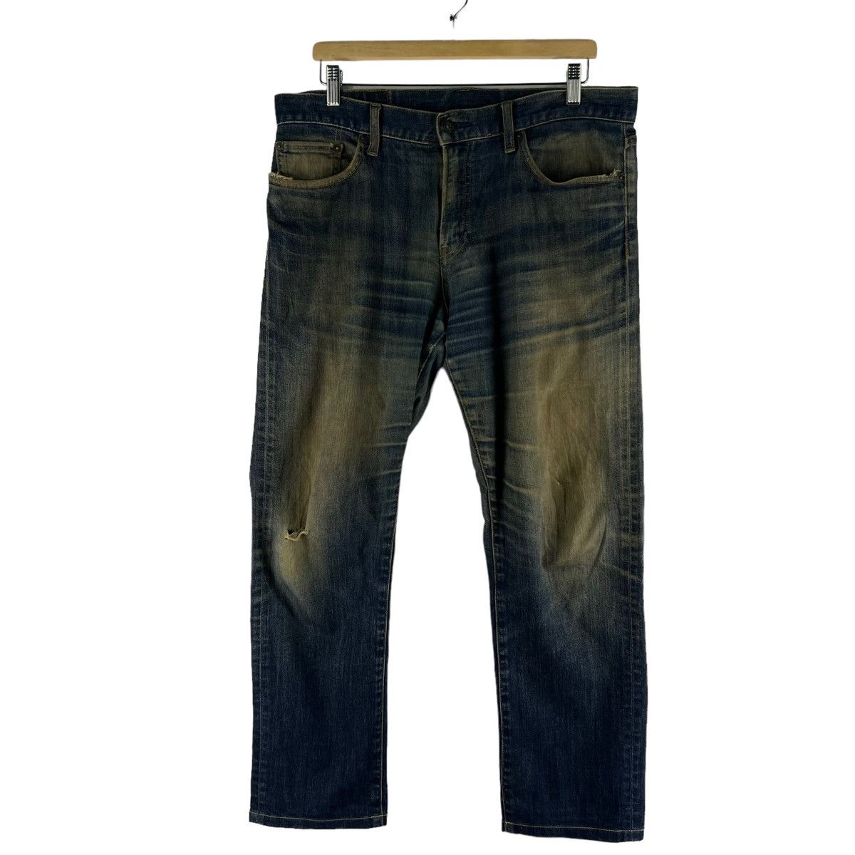 Japanese Brand 🔥VTG DISTRESSED DENIM JEANS UJ ISSEY MIYAKE Size US 38 / EU 54 - 1 Thumbnail