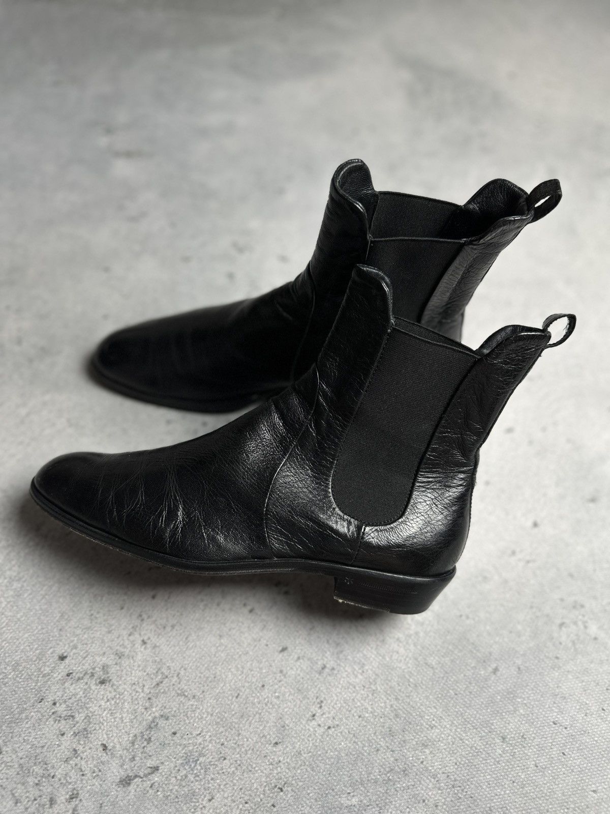 AGL AGL Leather Cowboy Boots Rare Italian Item Avant Garde y2k Size US 9 / IT 39 - 6 Thumbnail