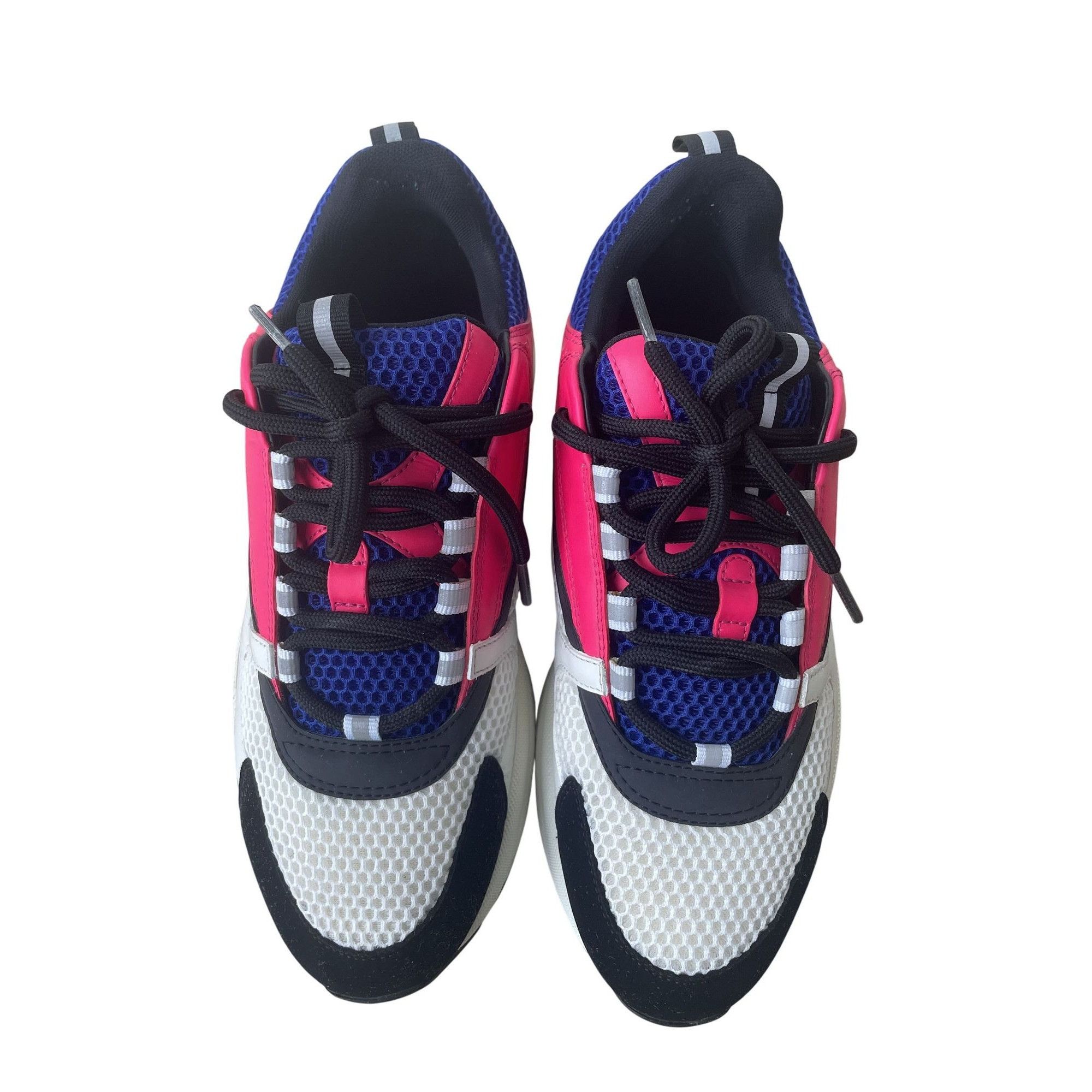 Dior Christian Dior Multicolor Mesh Sneakers Pink Blue White Blac Size US 10 / EU 43 - 1 Thumbnail