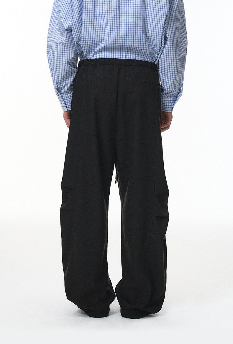 Japanese Brand Linen wide leg pants, loose solid color casual pants Size US 31 - 7 Thumbnail