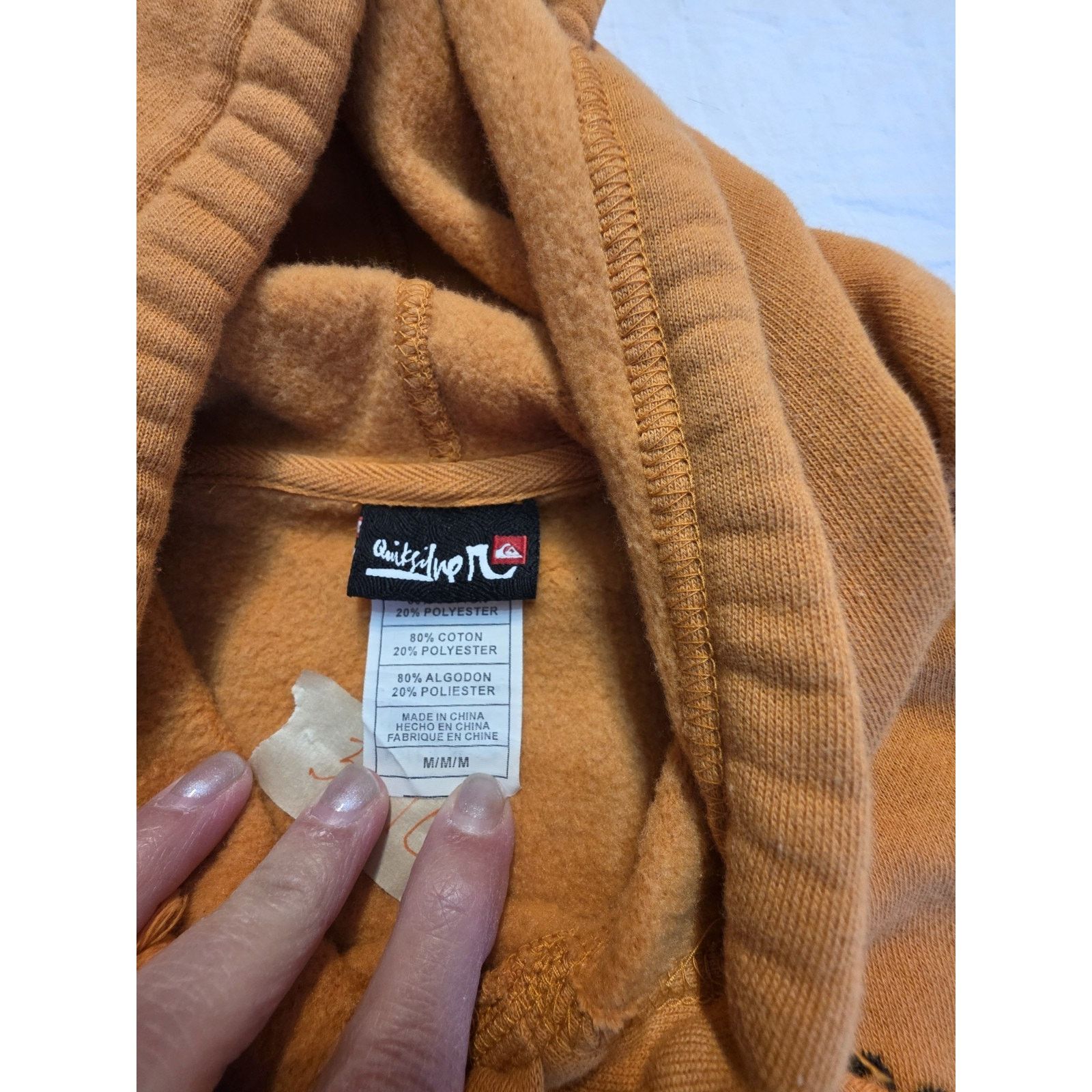 Vintage Quicksilver Men's Size Medium Orange Long Sleeve Vintage Size US M / EU 48-50 / 2 - 3 Thumbnail
